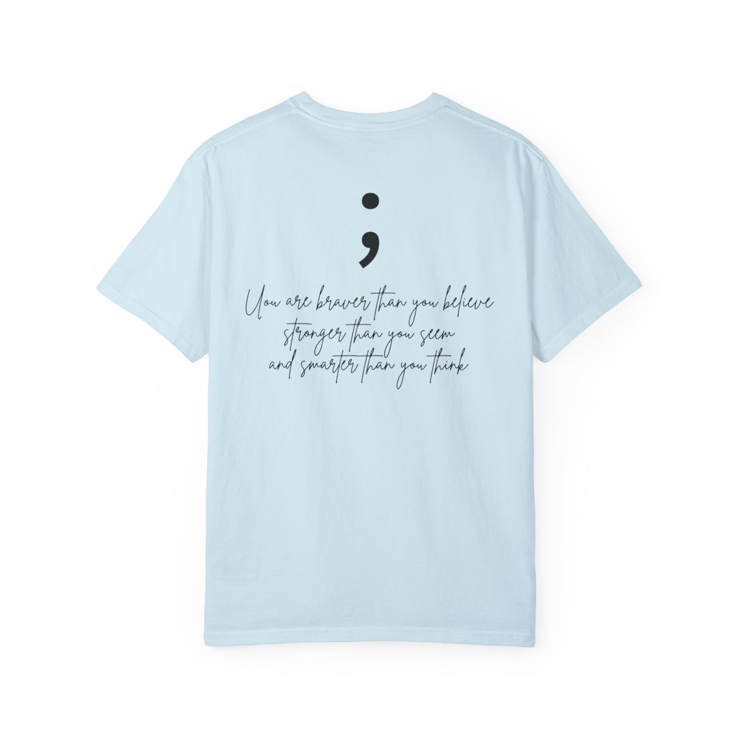 Semicolon Mental Health Awareness T-Shirt