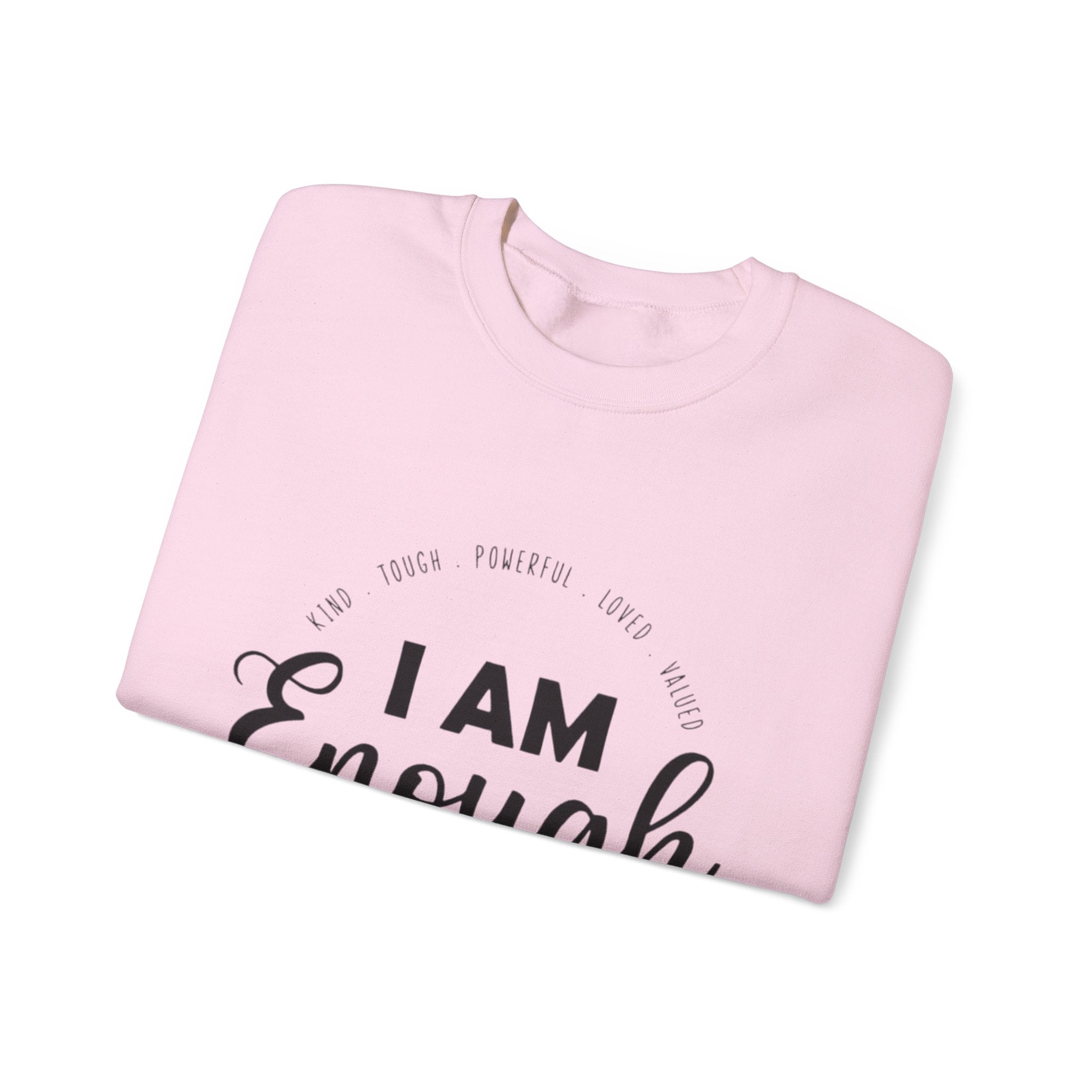I Am Enough" Suicide & Depression Awareness Sweater – Mental Health Support & Inspirational Quote