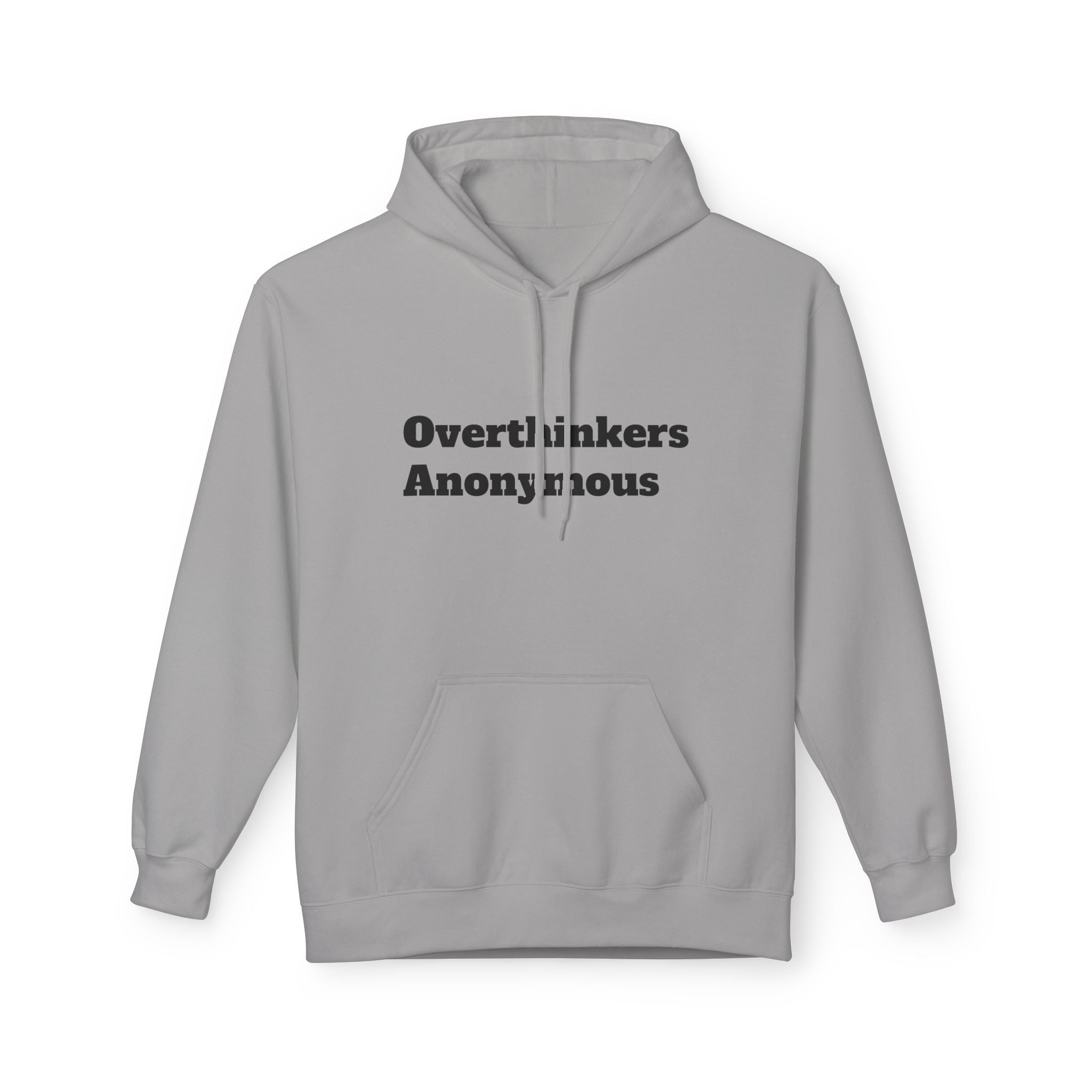 Overthinkers Anonymous Hoodie | Mental Health Comfort Wear | Cozy Anxiety Relief Sweatshirt
