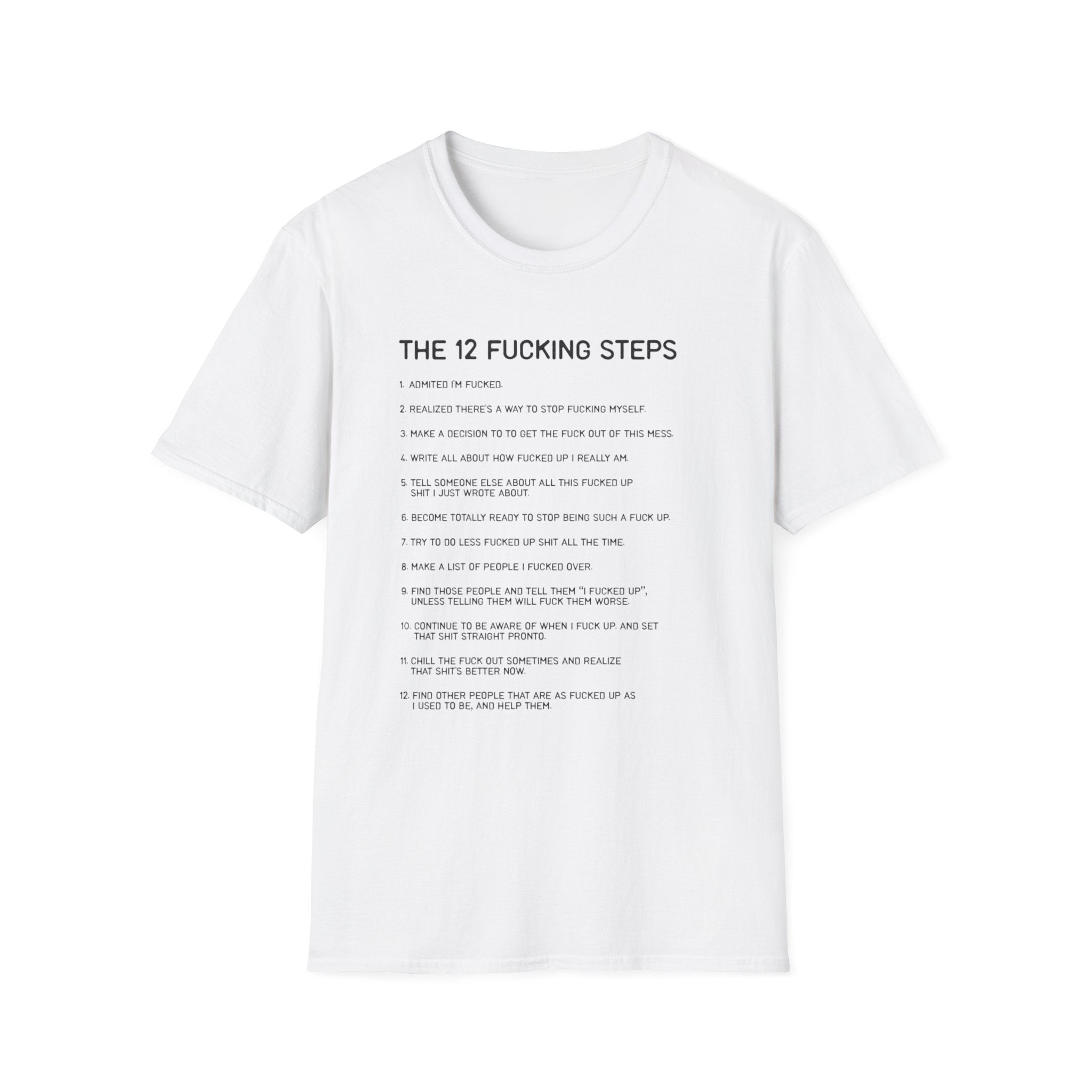 12 Fing steps funny tshirt