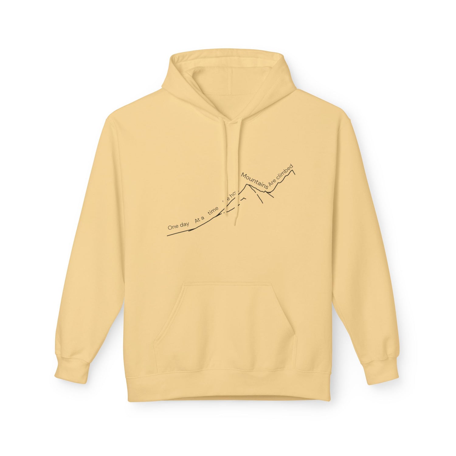 One Day at a Time Mountain Climb Sweater - Motivational
