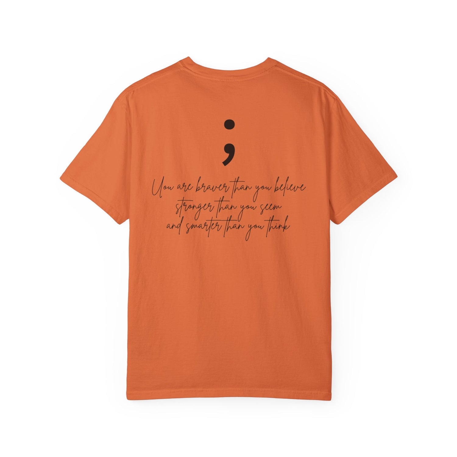 Semicolon Mental Health Awareness T-Shirt