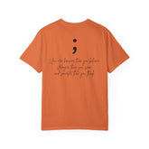 Semicolon Mental Health Awareness T-Shirt