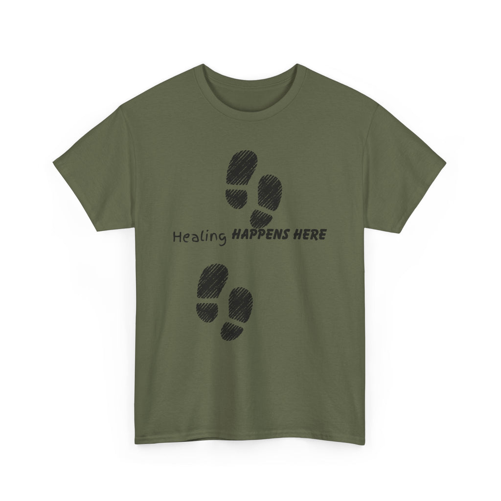 Healing Happens Here T-Shirt | Mental Health & Recovery Shirt | Inspirational Self-Care Tee for Healing and Growth