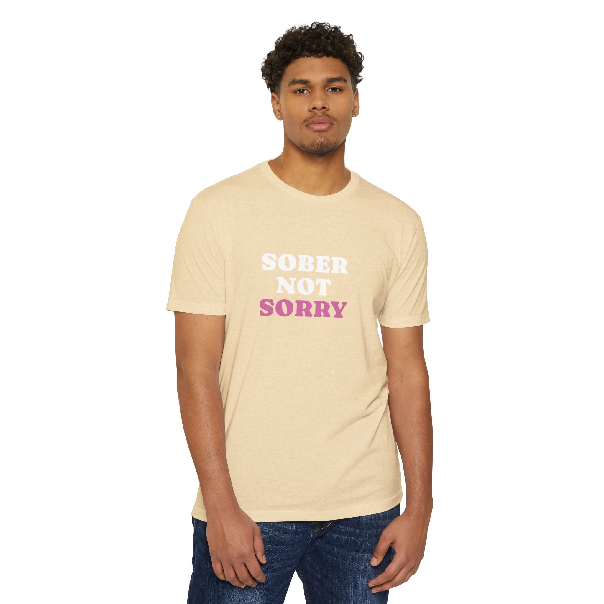 Sober Not Sorry T-Shirt | Bold Sobriety & Recovery Shirt | Empowering Addiction Recovery and Mental Health Tee