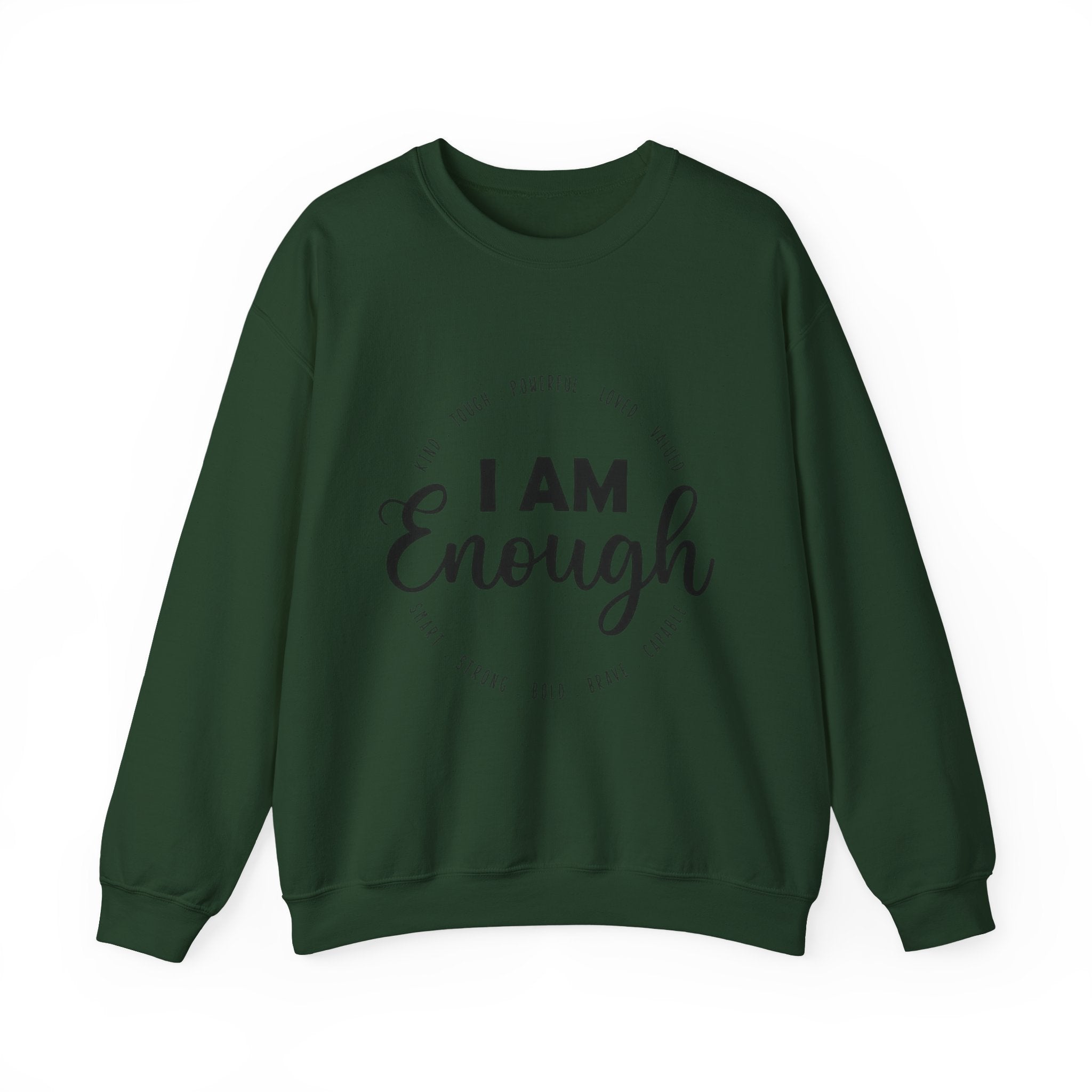 I Am Enough" Suicide & Depression Awareness Sweater – Mental Health Support & Inspirational Quote