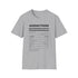 Nutrition Mental Health Unisex T-Shirt