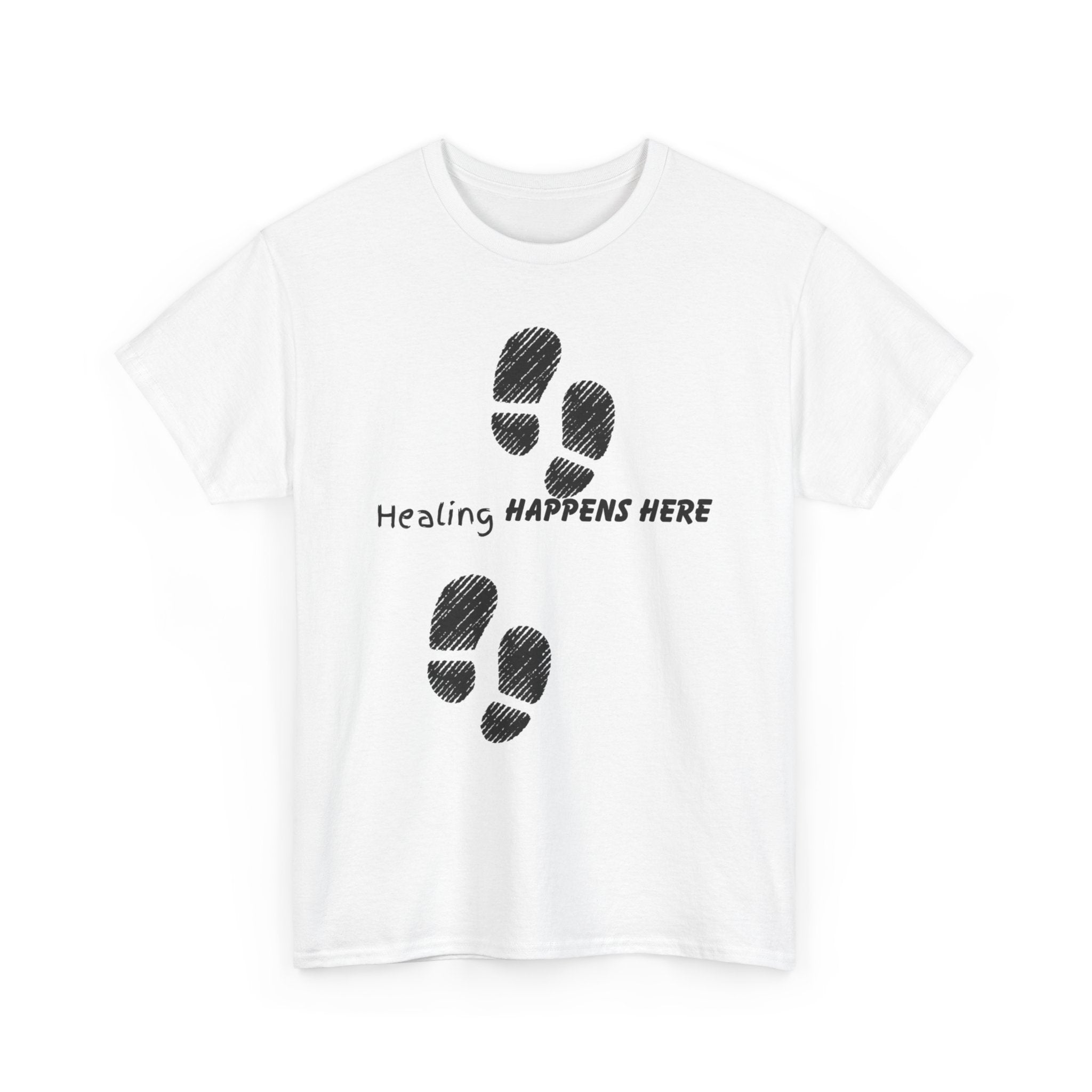Healing Happens Here T-Shirt | Mental Health & Recovery Shirt | Inspirational Self-Care Tee for Healing and Growth