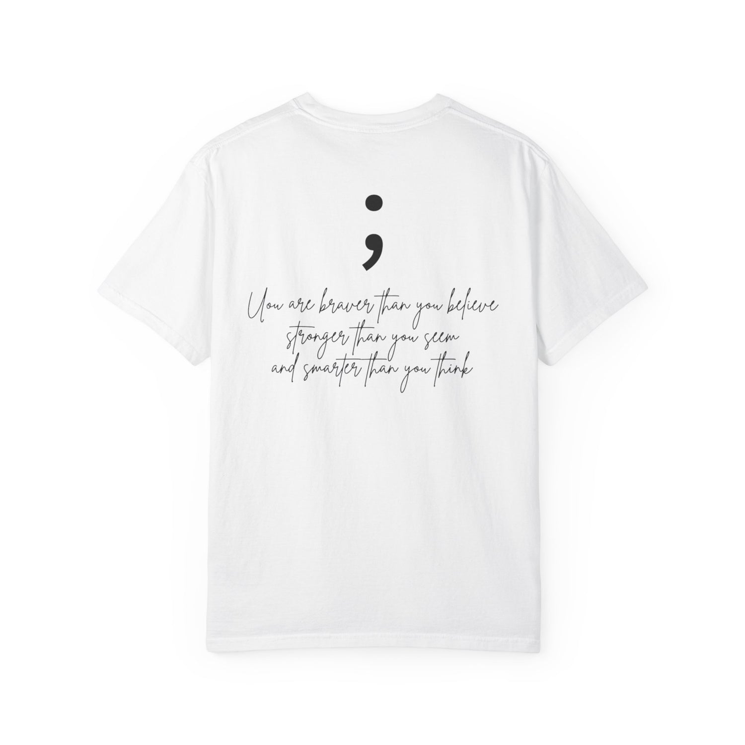 Semicolon Mental Health Awareness T-Shirt