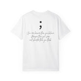 Semicolon Mental Health Awareness T-Shirt