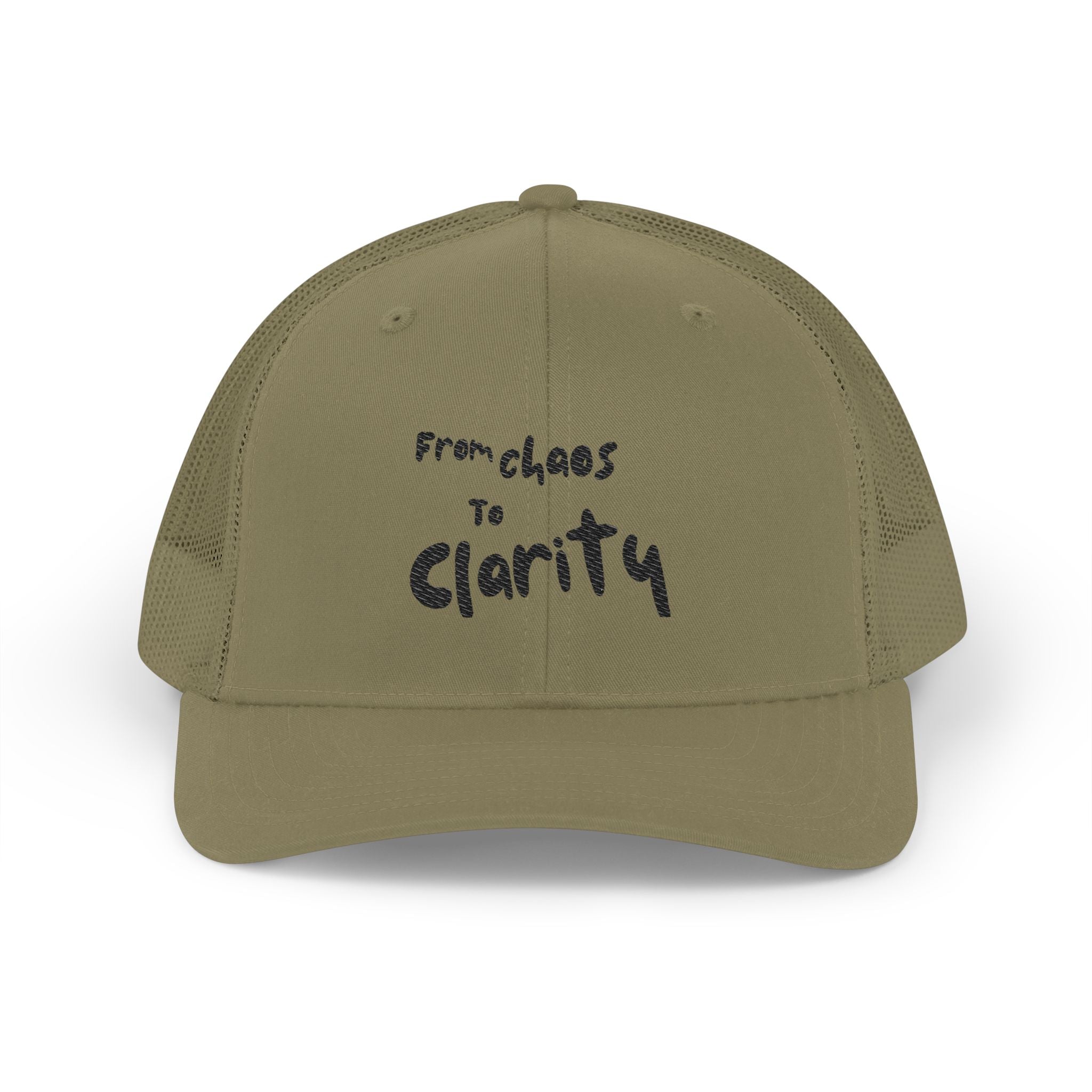 Embroidered Snapback Cap - From Chaos to Clarity Design