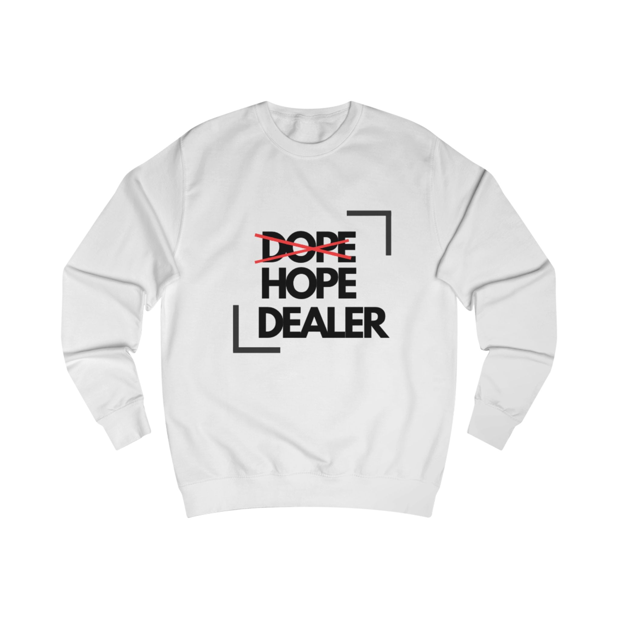 Hope Dealer Shirt | Dope Crossed Out Graphic Tee | Mental Health Awareness & Positive Vibes T-Shirt