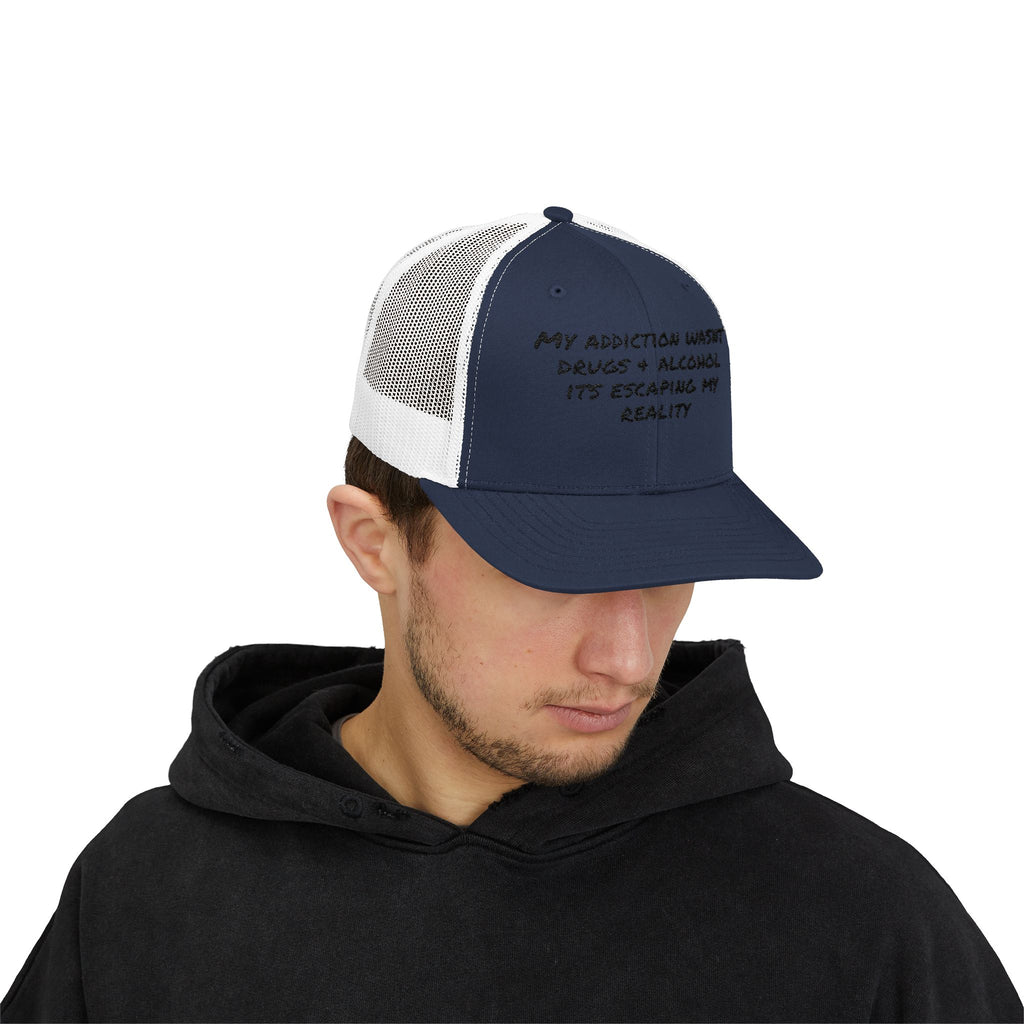 Snapback Cap - Addiction Escape Reality Statement Hat