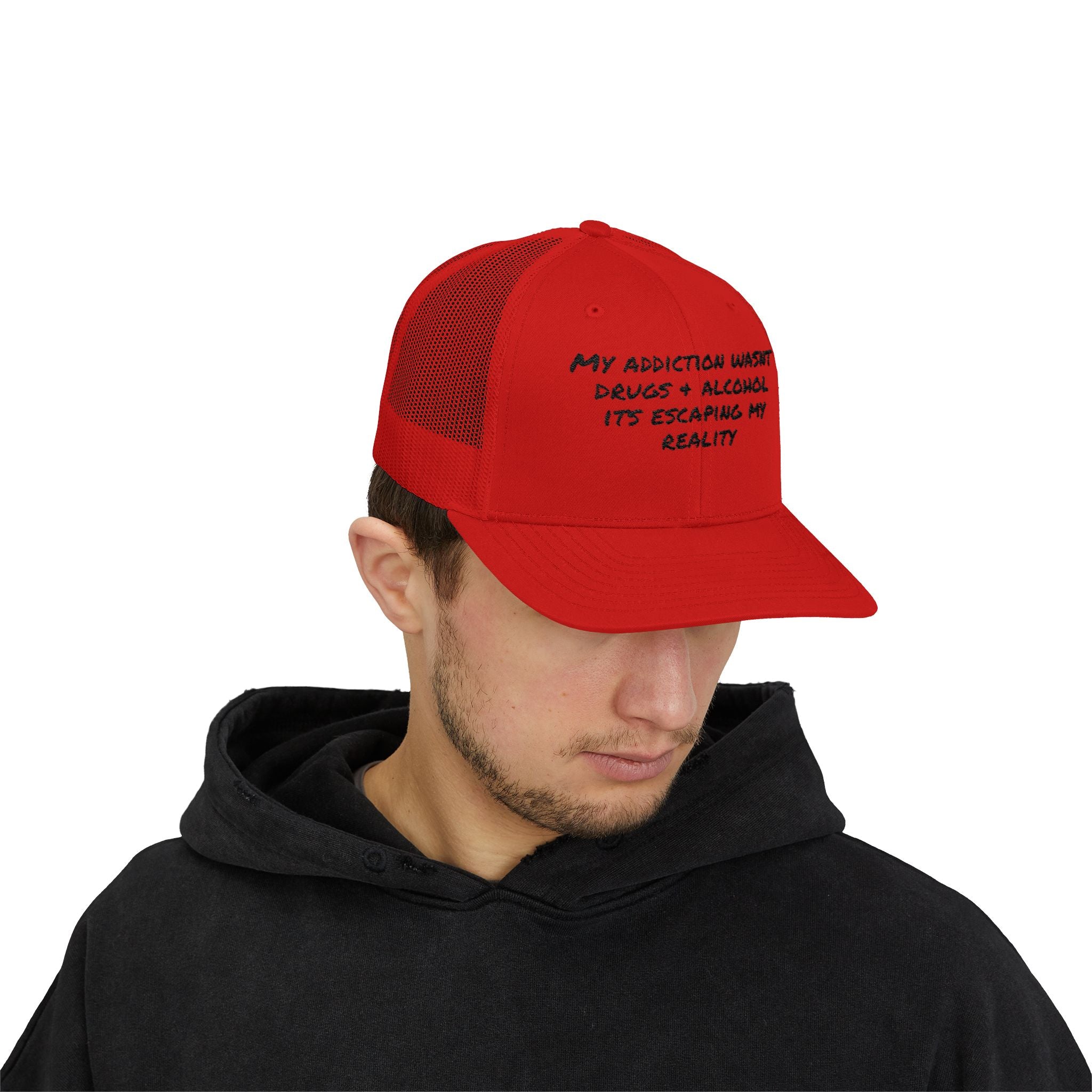 Snapback Cap - Addiction Escape Reality Statement Hat
