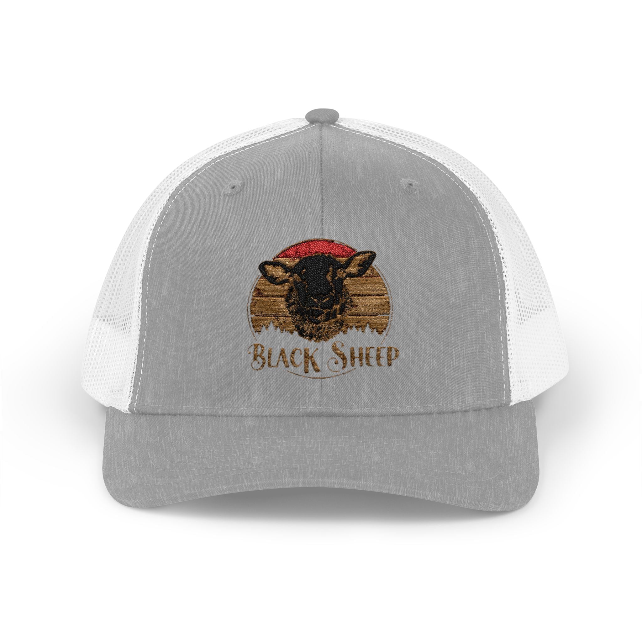 BLACK SHEEP Embroidered Trucker Hat – Vintage Outdoor Style, Rebellious Spirit
