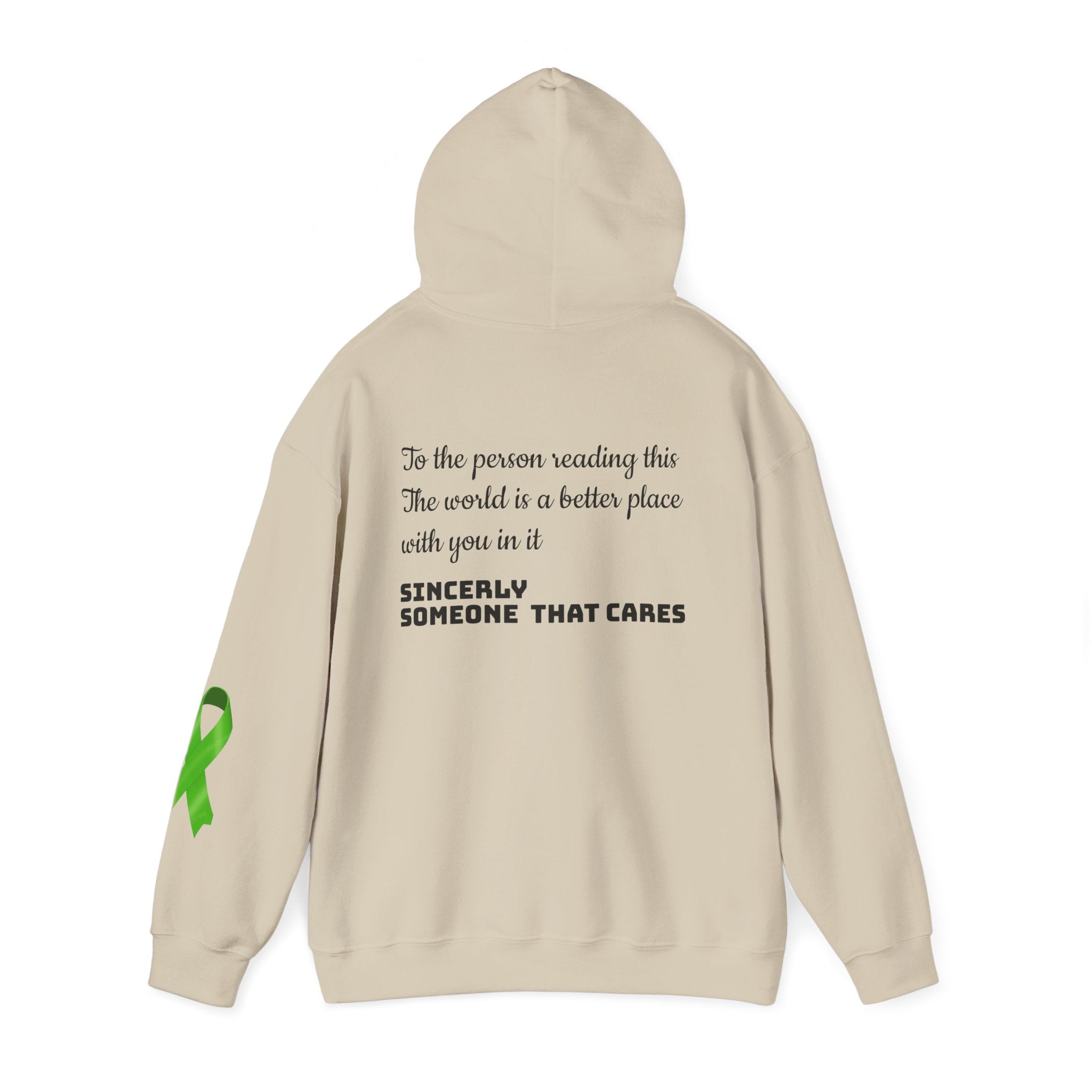 Hooded Sweatshirt - Suicide Awareness 'You Are Enough'
