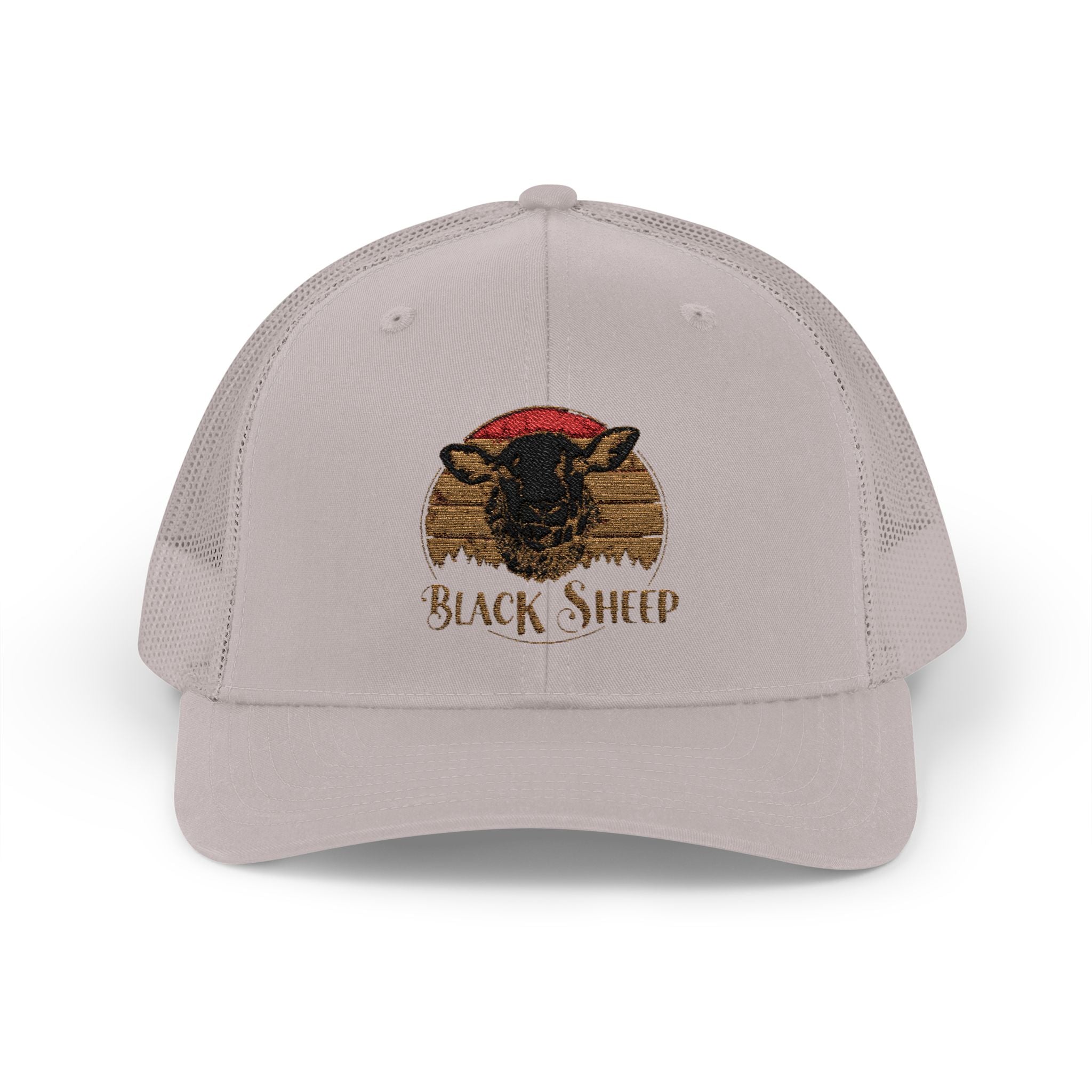 BLACK SHEEP Embroidered Trucker Hat – Vintage Outdoor Style, Rebellious Spirit