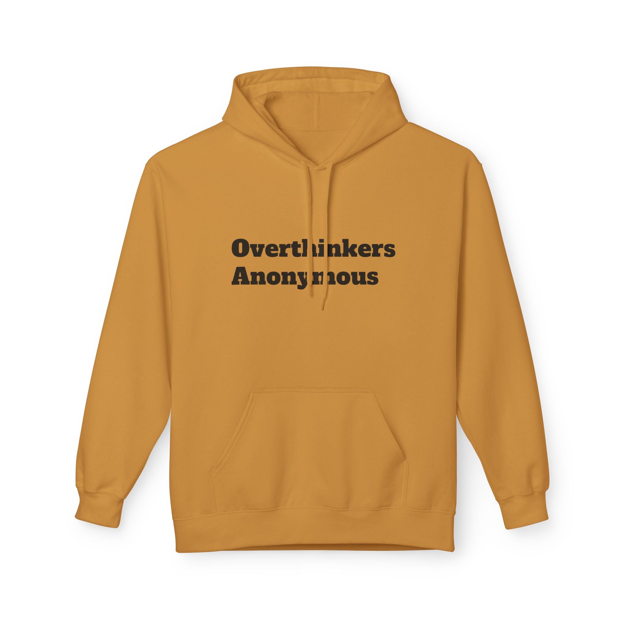 Overthinkers Anonymous Hoodie | Mental Health Comfort Wear | Cozy Anxiety Relief Sweatshirt