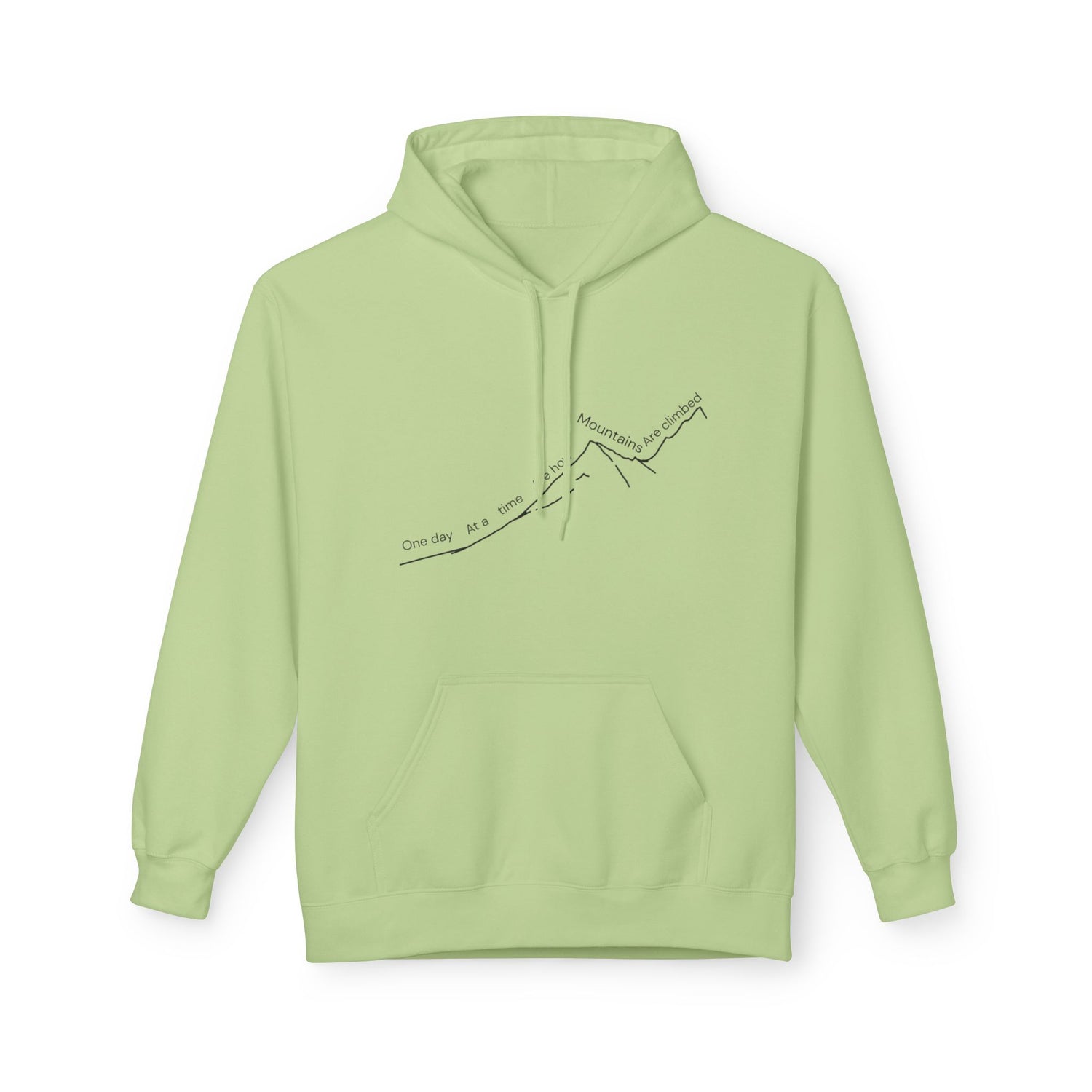 One Day at a Time Mountain Climb Sweater - Motivational