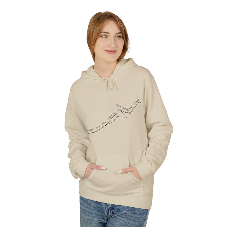 One Day at a Time Mountain Climb Sweater - Motivational