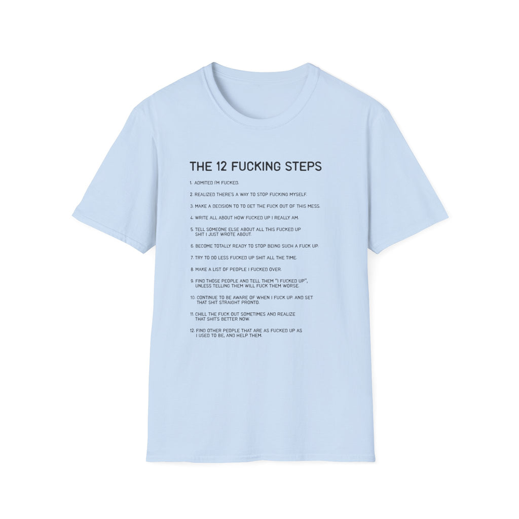 12 Fing steps funny tshirt