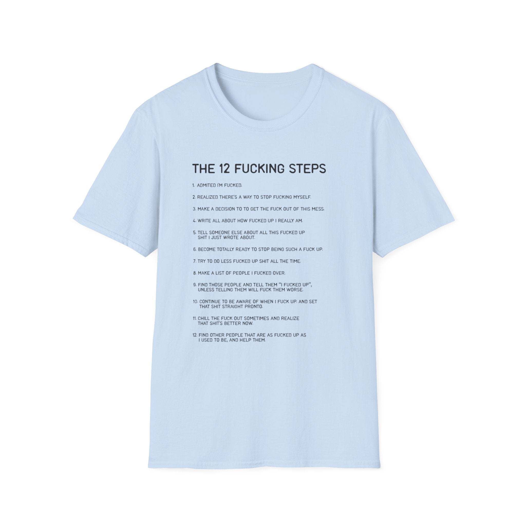 12 Fing steps funny tshirt