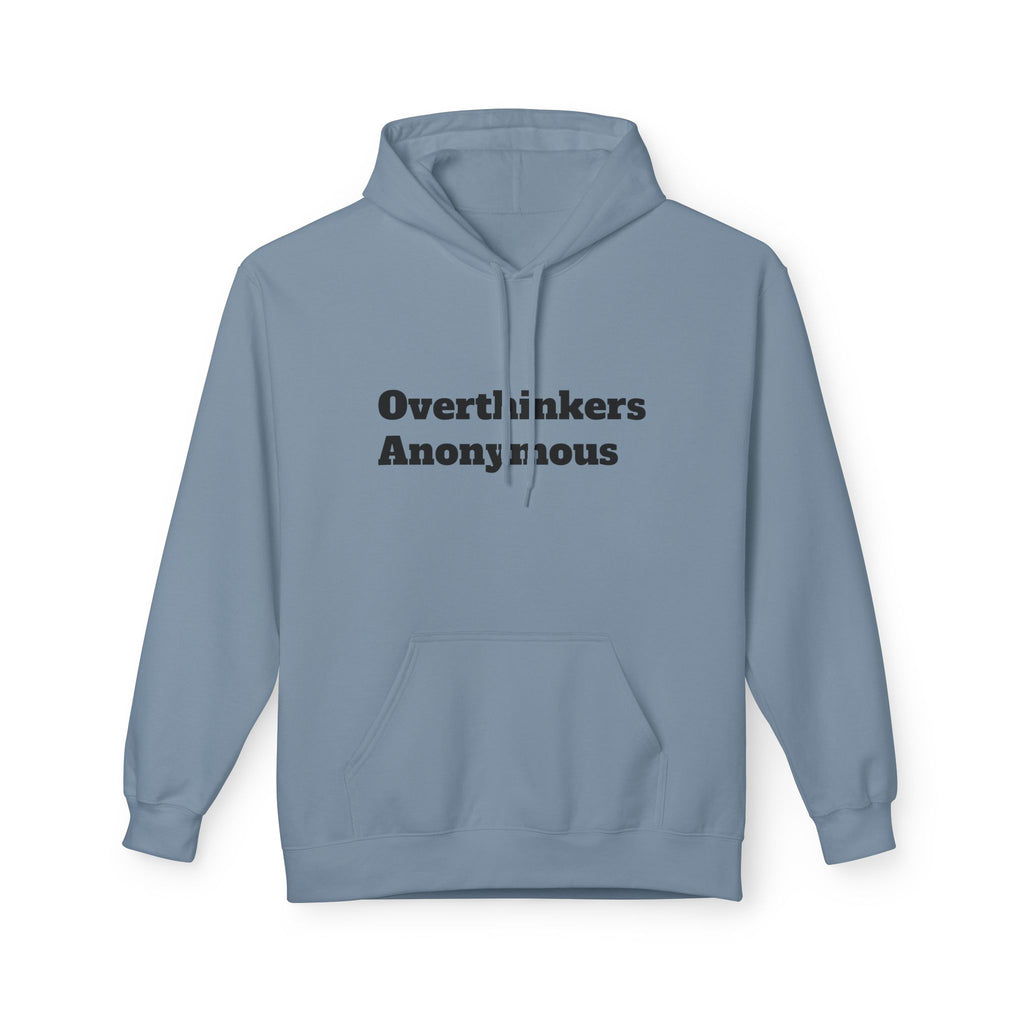 Overthinkers Anonymous Hoodie | Mental Health Comfort Wear | Cozy Anxiety Relief Sweatshirt
