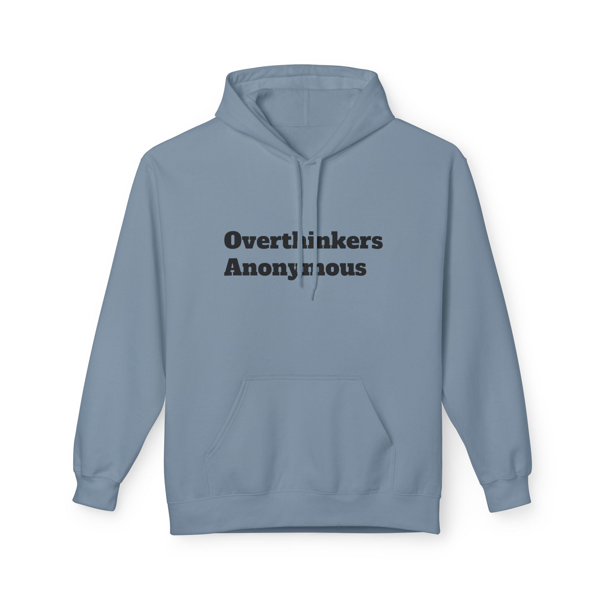 Overthinkers Anonymous Hoodie | Mental Health Comfort Wear | Cozy Anxiety Relief Sweatshirt