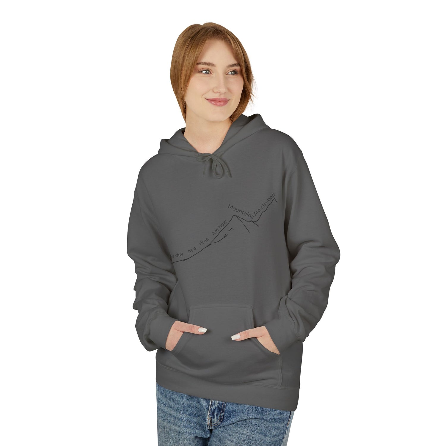 One Day at a Time Mountain Climb Sweater - Motivational