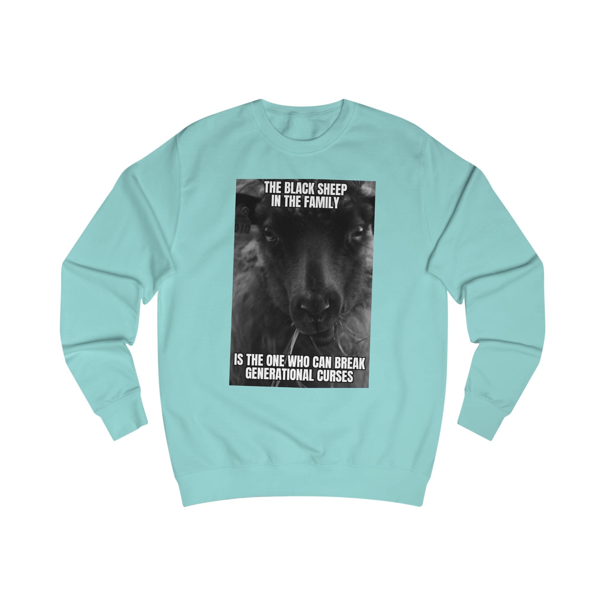 The Black Sheep Unisex Sweatshirt | Break Generational Curses, Unique Gift for Family, Family Reunion Outfit, Inspirational Apparel