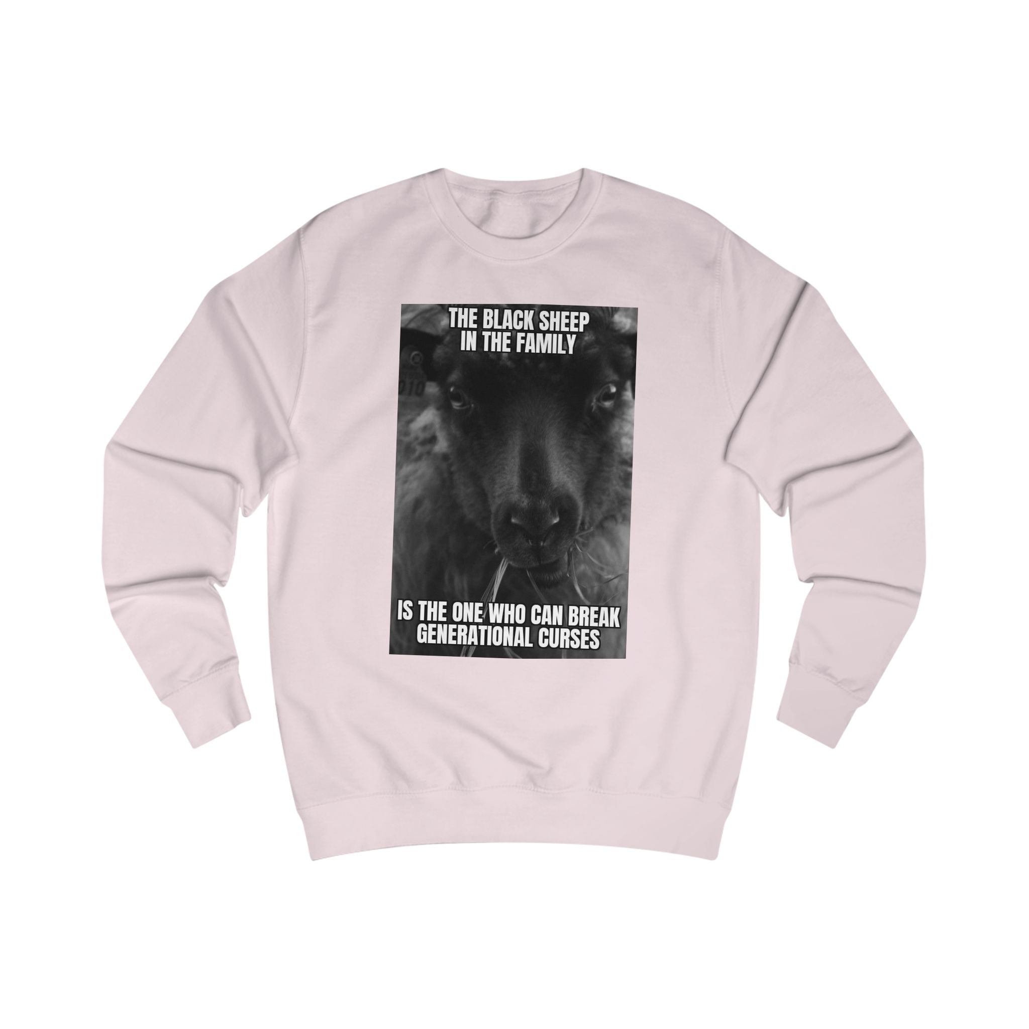 The Black Sheep Unisex Sweatshirt | Break Generational Curses, Unique Gift for Family, Family Reunion Outfit, Inspirational Apparel