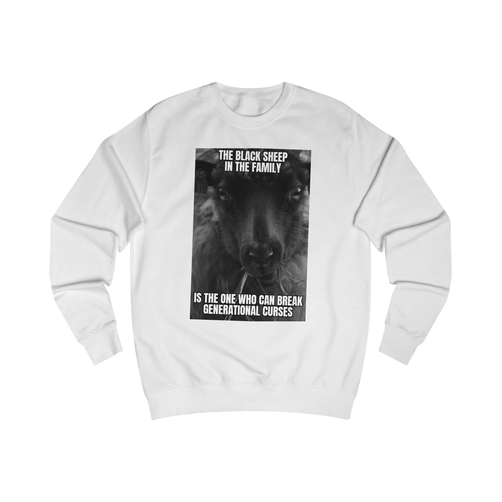 The Black Sheep Unisex Sweatshirt | Break Generational Curses, Unique Gift for Family, Family Reunion Outfit, Inspirational Apparel