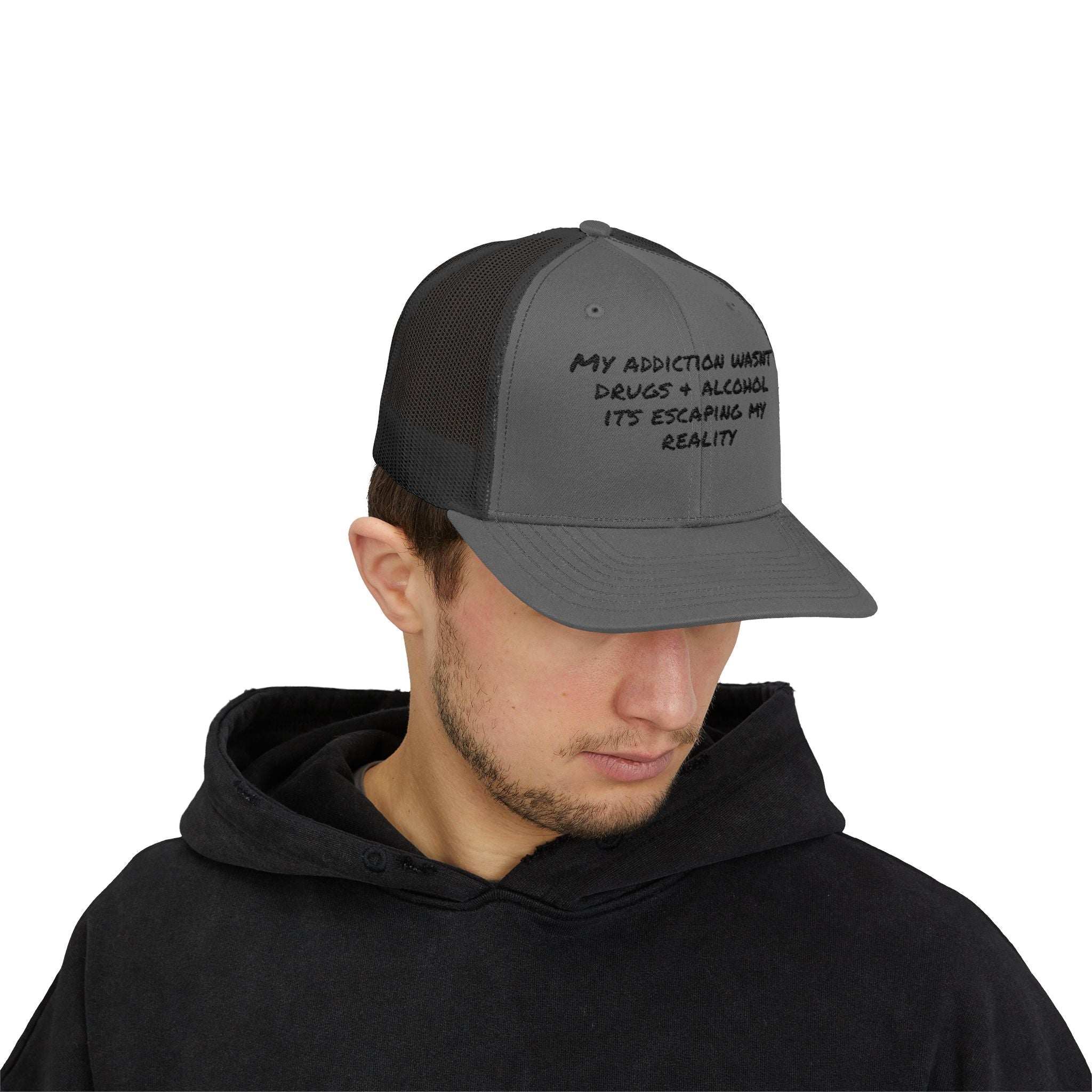 Snapback Cap - Addiction Escape Reality Statement Hat
