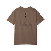 Semicolon Mental Health Awareness T-Shirt