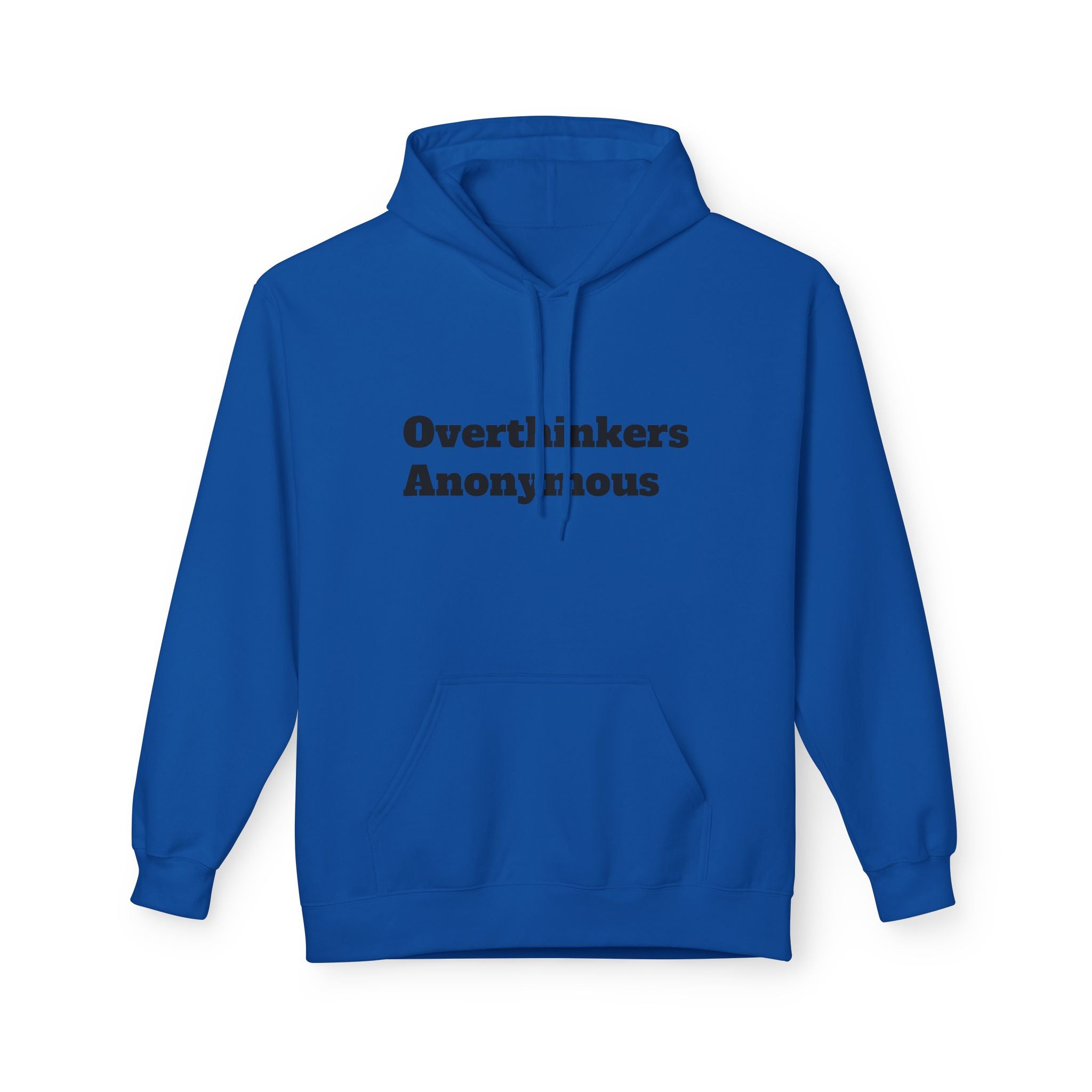 Overthinkers Anonymous Hoodie | Mental Health Comfort Wear | Cozy Anxiety Relief Sweatshirt