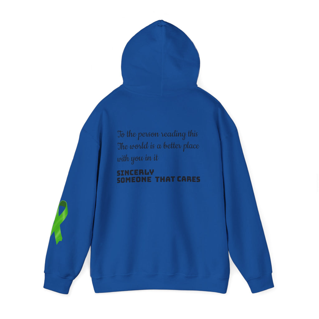 Hooded Sweatshirt - Suicide Awareness 'You Are Enough'