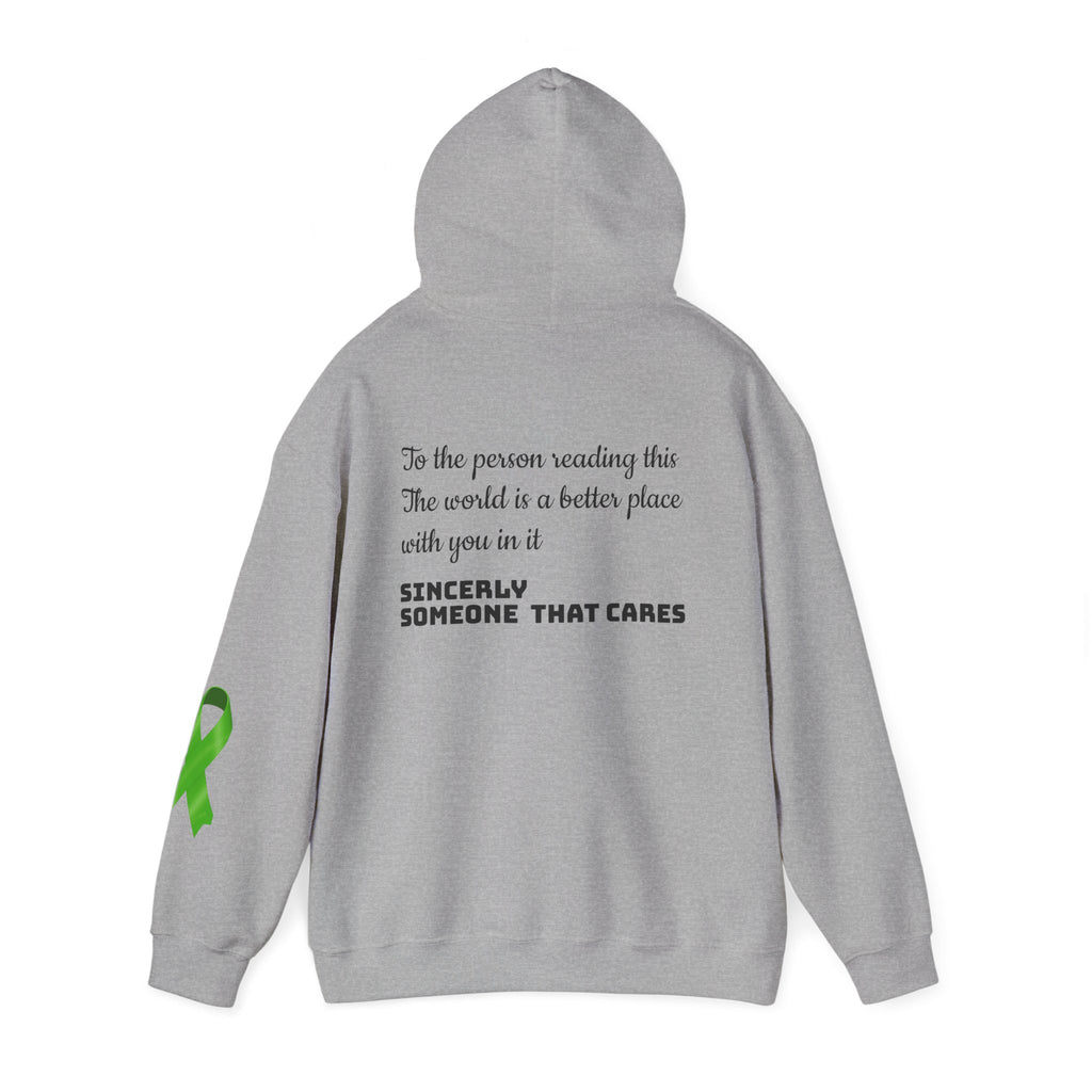 Hooded Sweatshirt - Suicide Awareness 'You Are Enough'