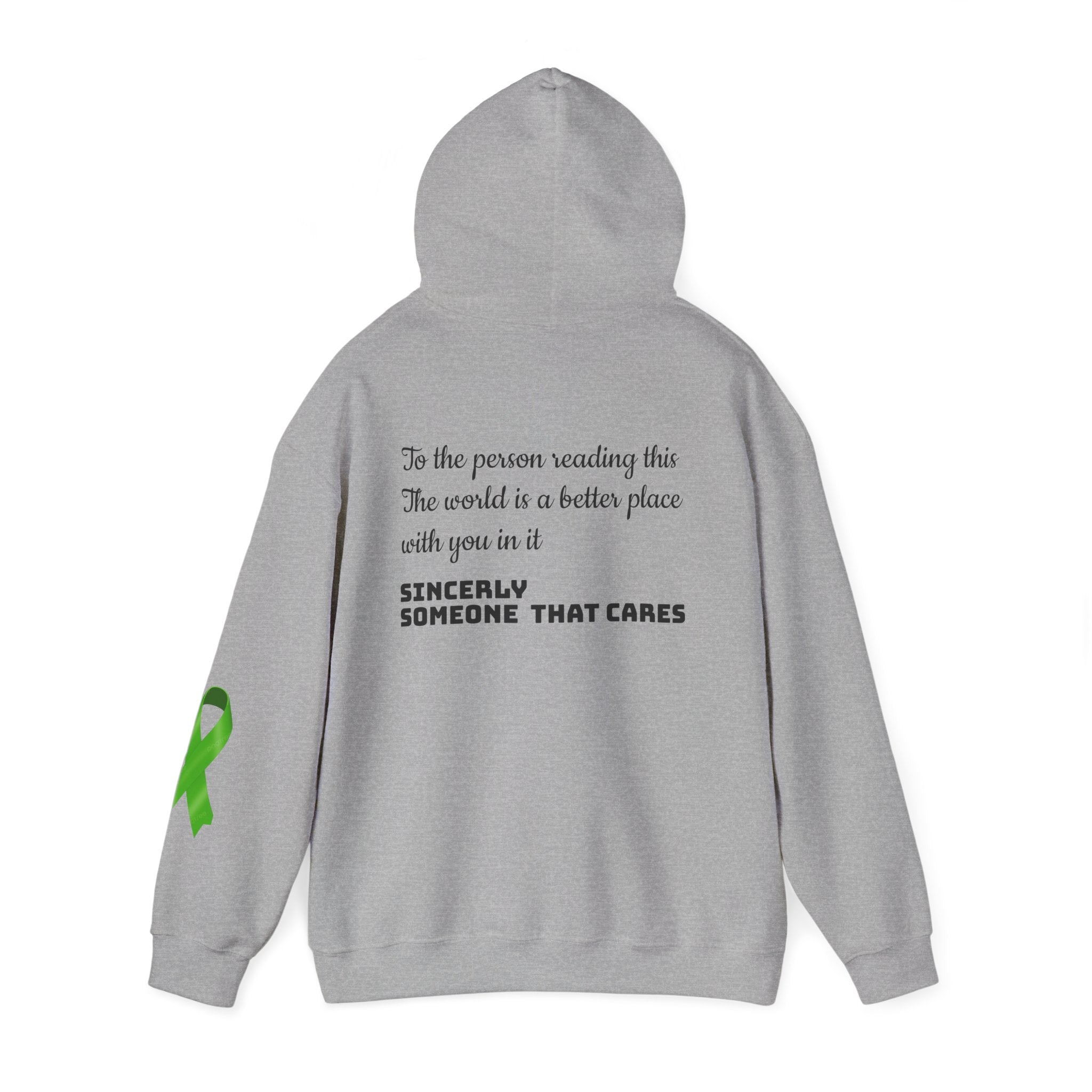 Hooded Sweatshirt - Suicide Awareness 'You Are Enough'