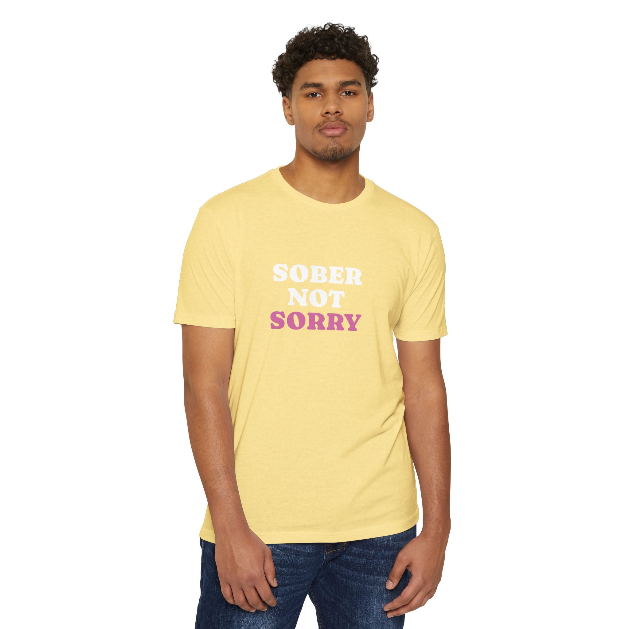 Sober Not Sorry T-Shirt | Bold Sobriety & Recovery Shirt | Empowering Addiction Recovery and Mental Health Tee