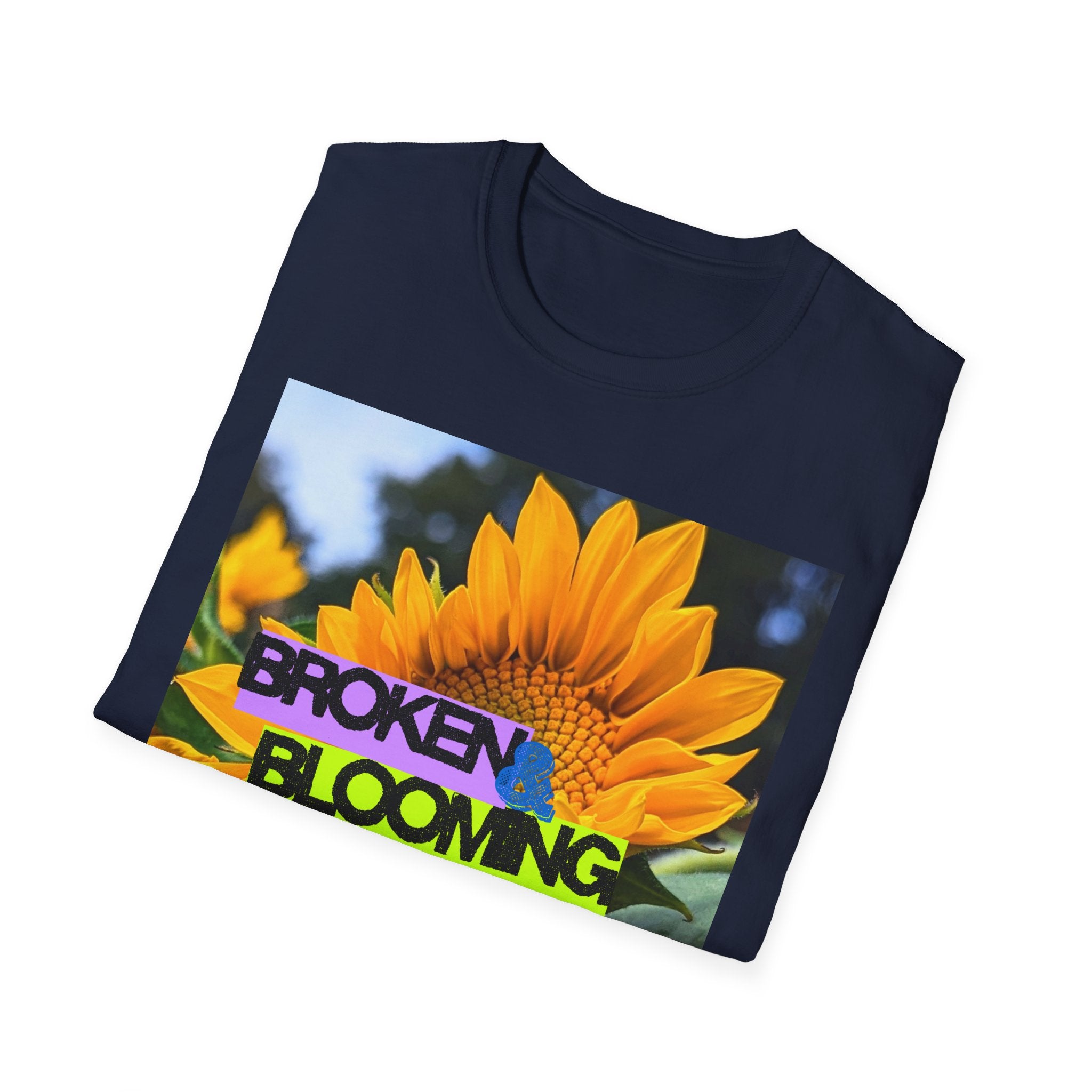 Broken and blooming tshirt