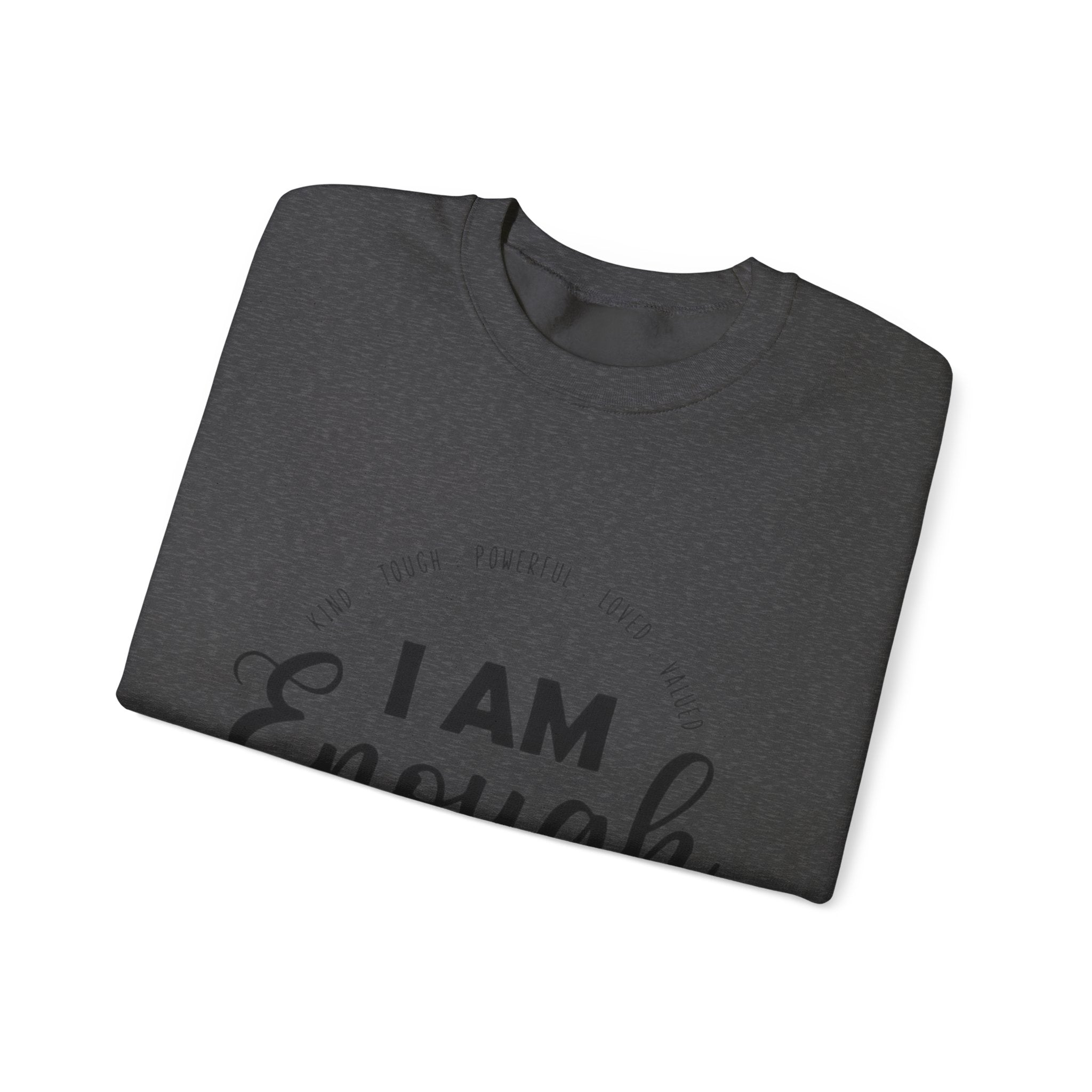 I Am Enough" Suicide & Depression Awareness Sweater – Mental Health Support & Inspirational Quote