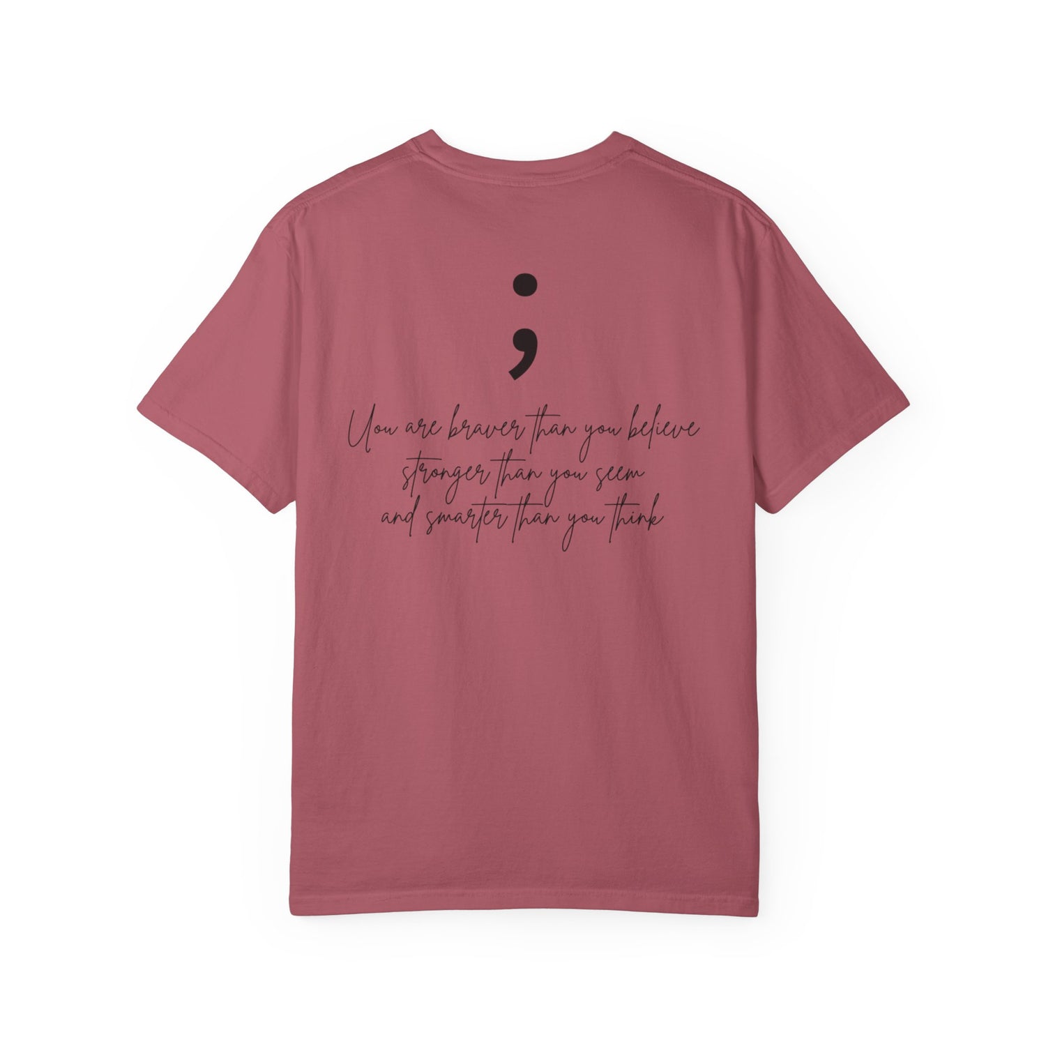 Semicolon Mental Health Awareness T-Shirt