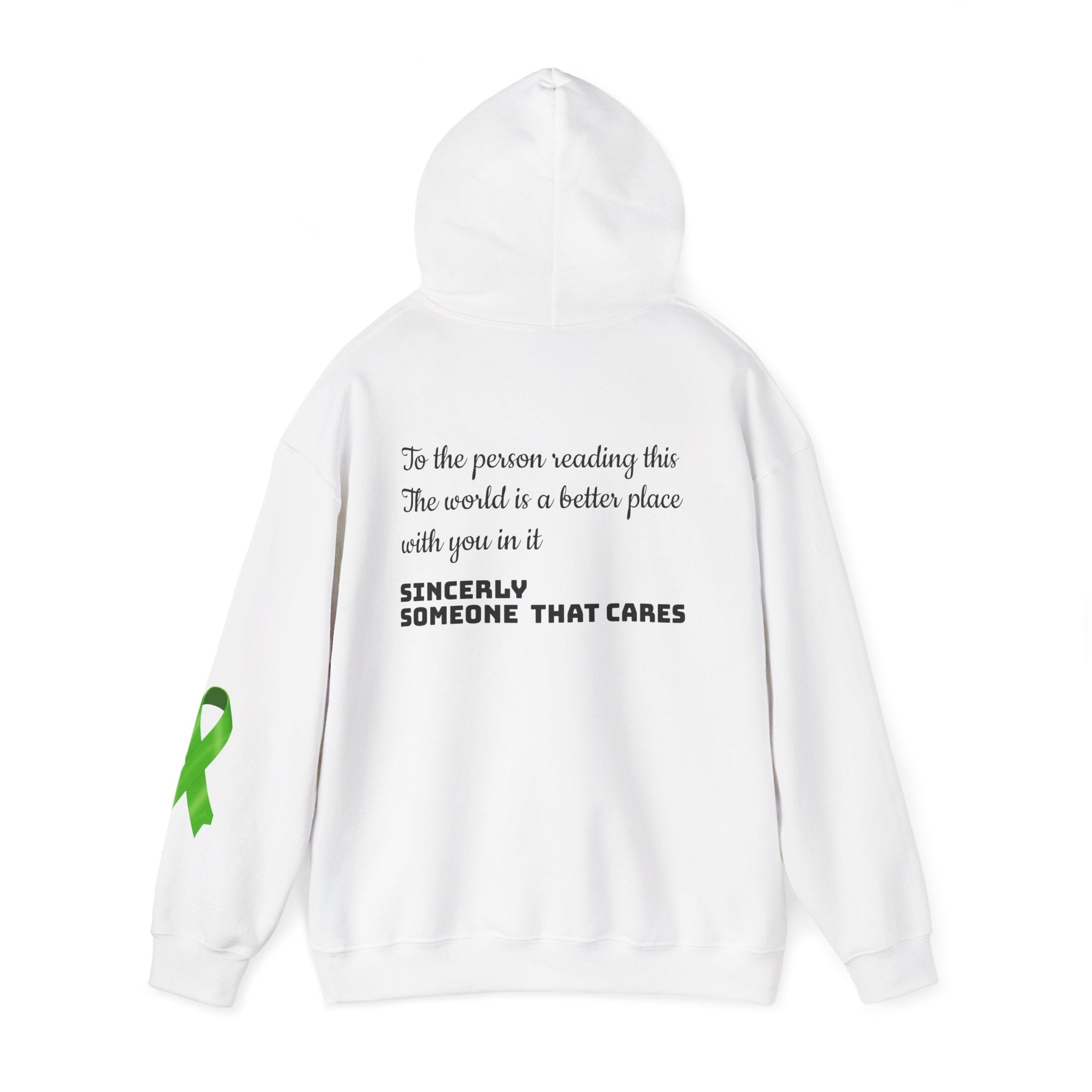 Hooded Sweatshirt - Suicide Awareness 'You Are Enough'