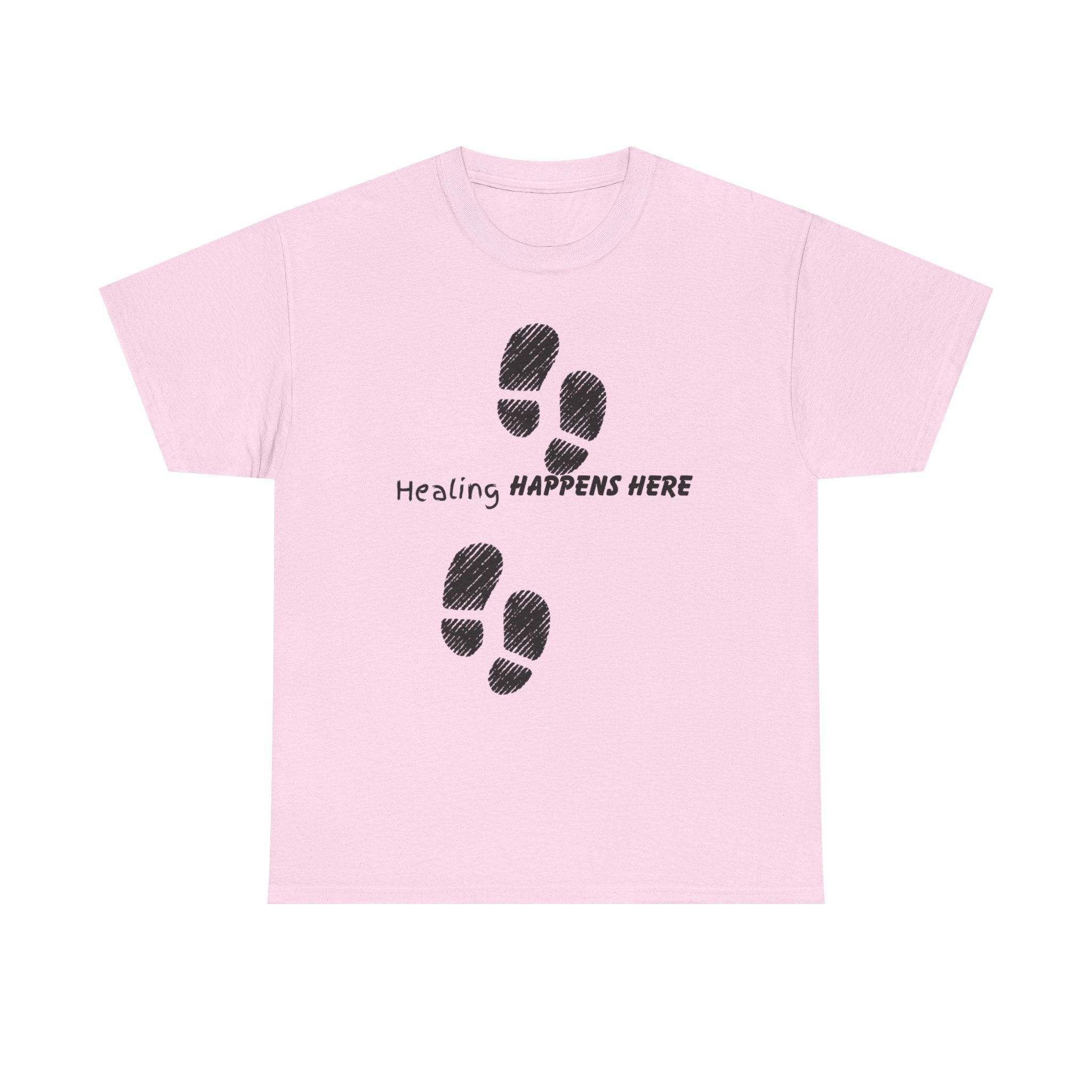 Healing Happens Here T-Shirt | Mental Health & Recovery Shirt | Inspirational Self-Care Tee for Healing and Growth