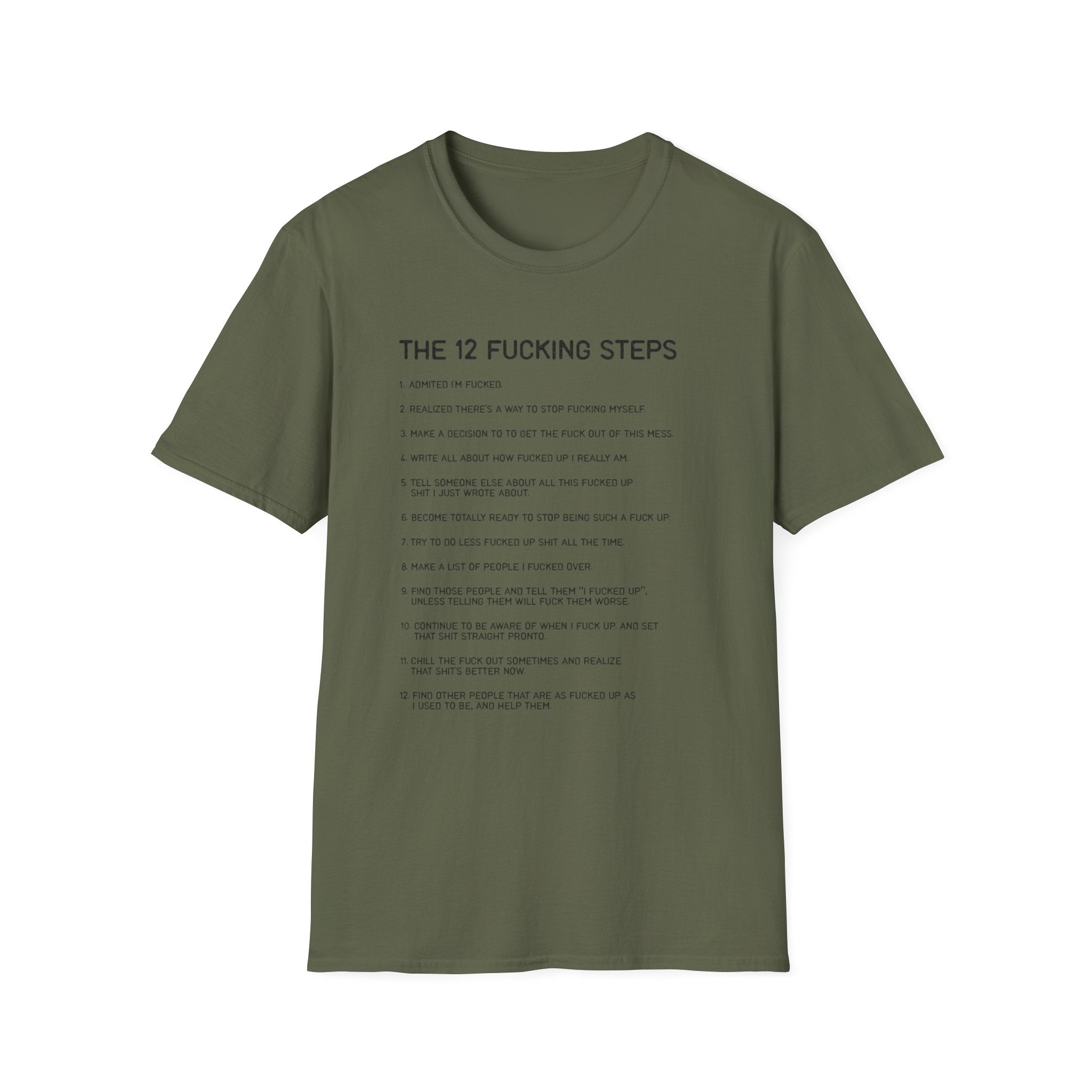 12 Fing steps funny tshirt