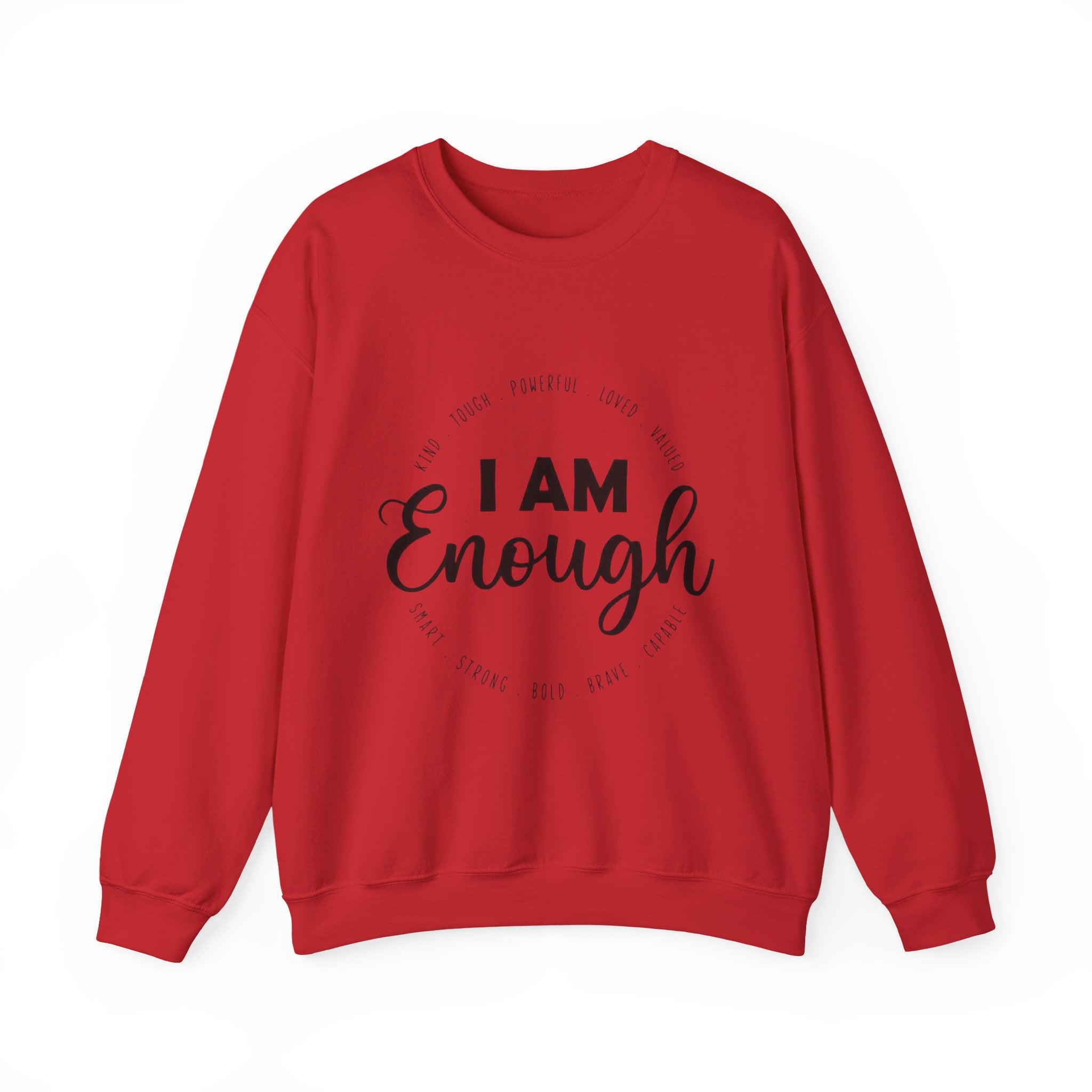 I Am Enough" Suicide & Depression Awareness Sweater – Mental Health Support & Inspirational Quote