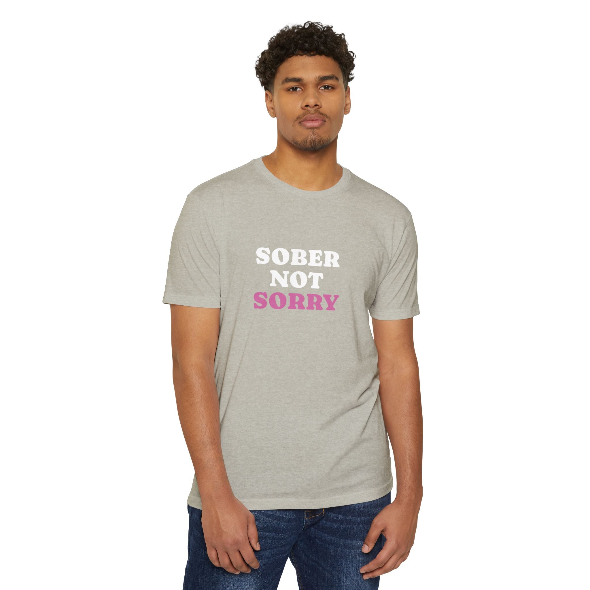 Sober Not Sorry T-Shirt | Bold Sobriety & Recovery Shirt | Empowering Addiction Recovery and Mental Health Tee