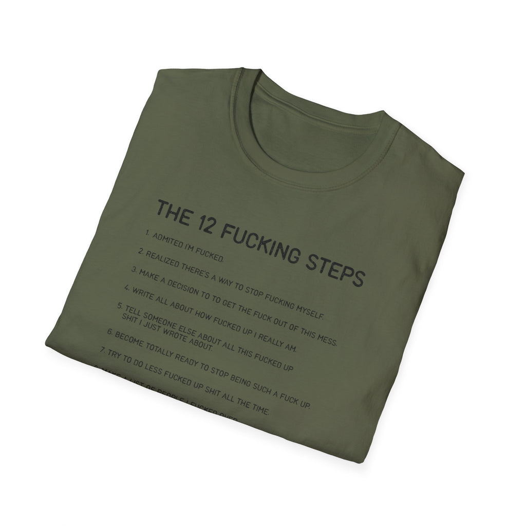 12 Fing steps funny tshirt