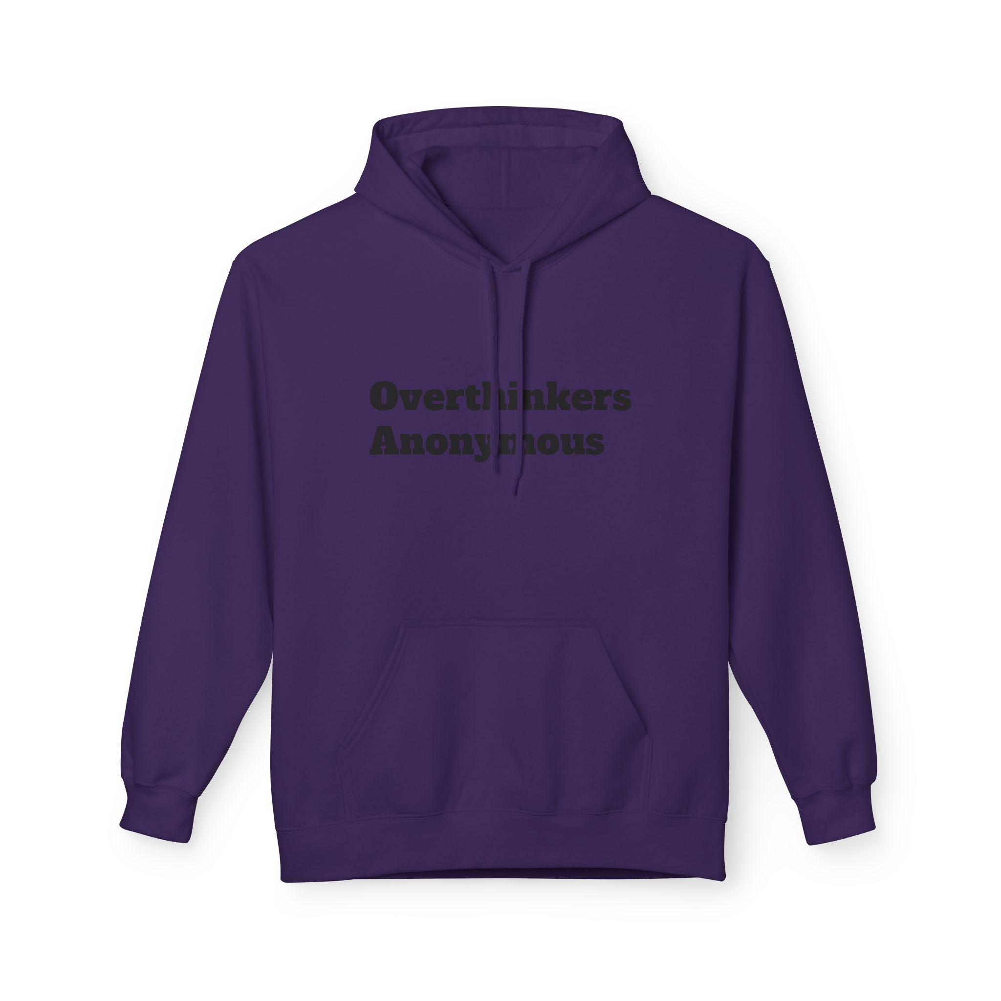 Overthinkers Anonymous Hoodie | Mental Health Comfort Wear | Cozy Anxiety Relief Sweatshirt