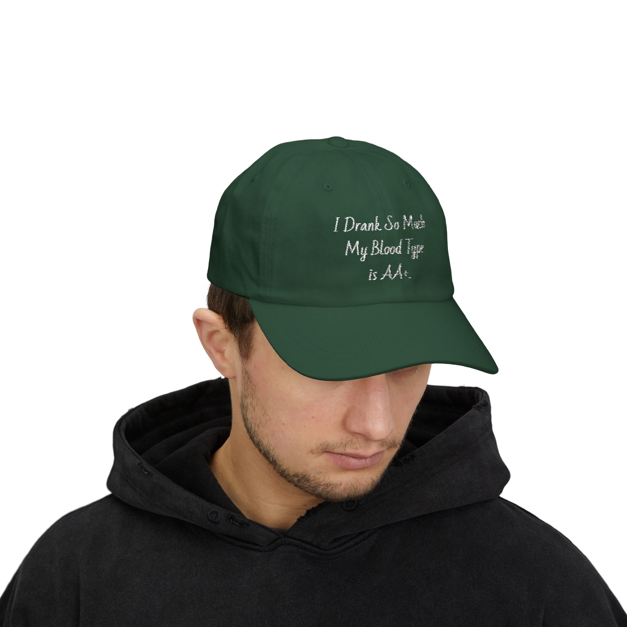Dad Cap - I Drank So Much My Blood Type is AA Hat - Funny Gift for Partygoers